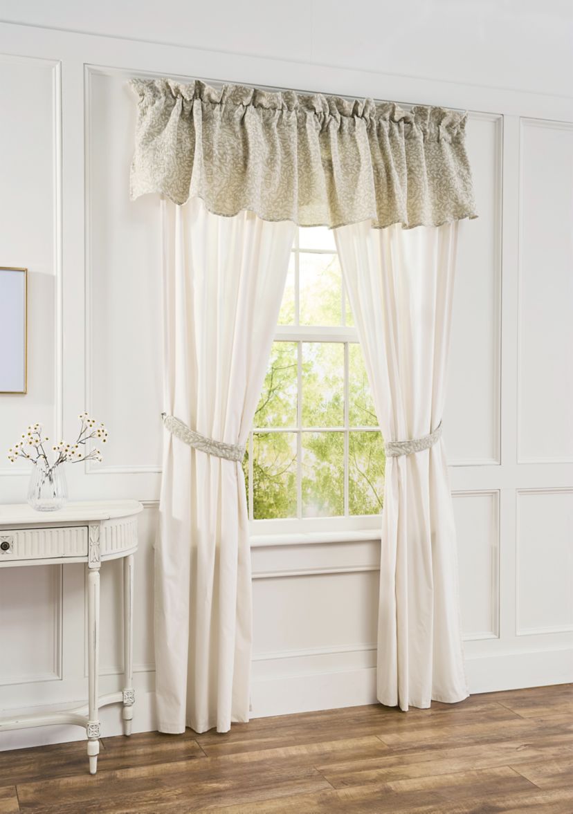 Sylvan Drapery Pair with Tiebacks