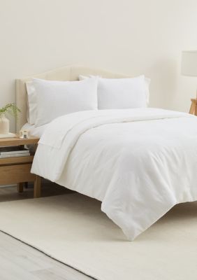 Crown & Ivy Solid Patchwork Quilt Set