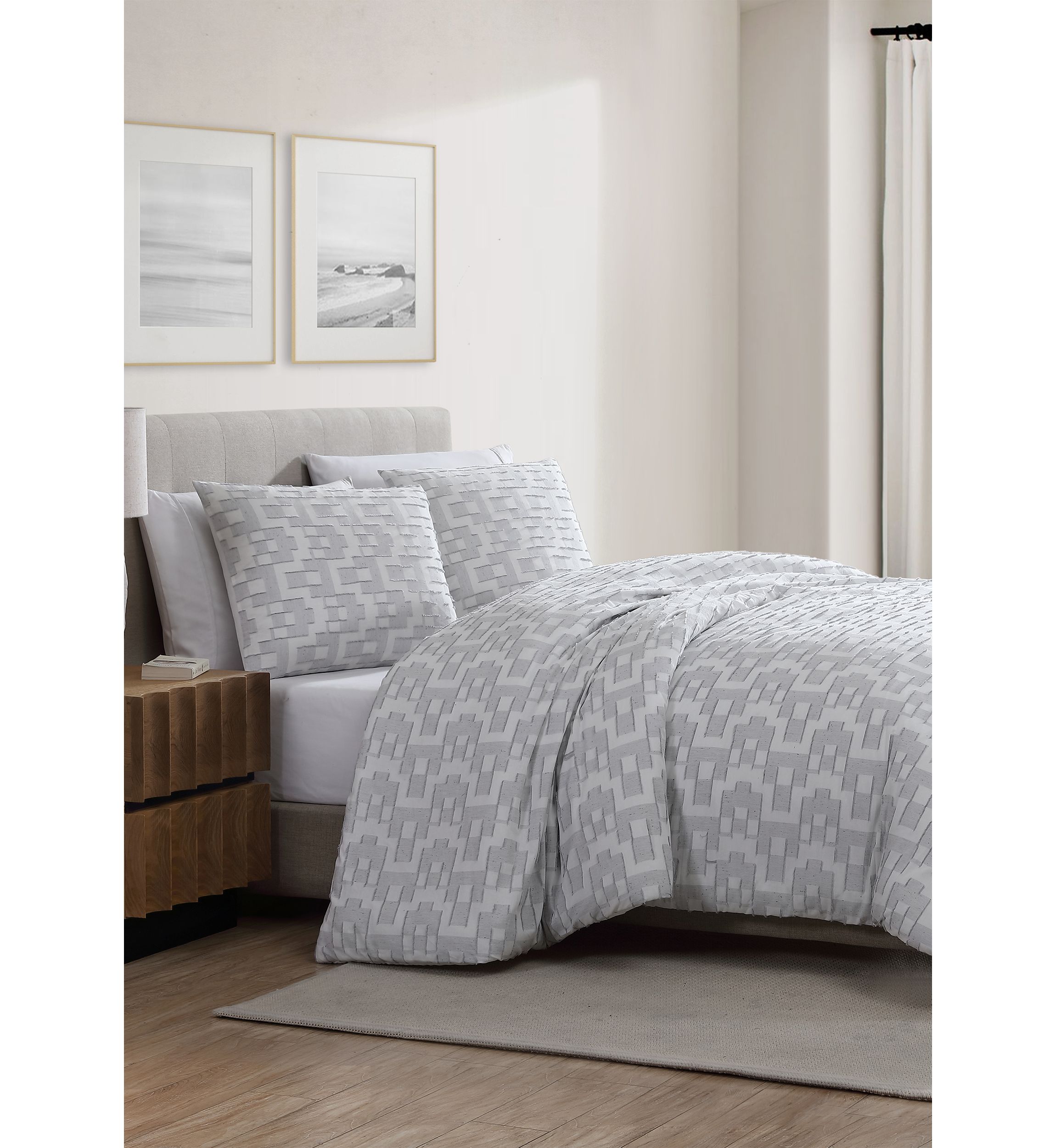 Heather Clip Comforter Set