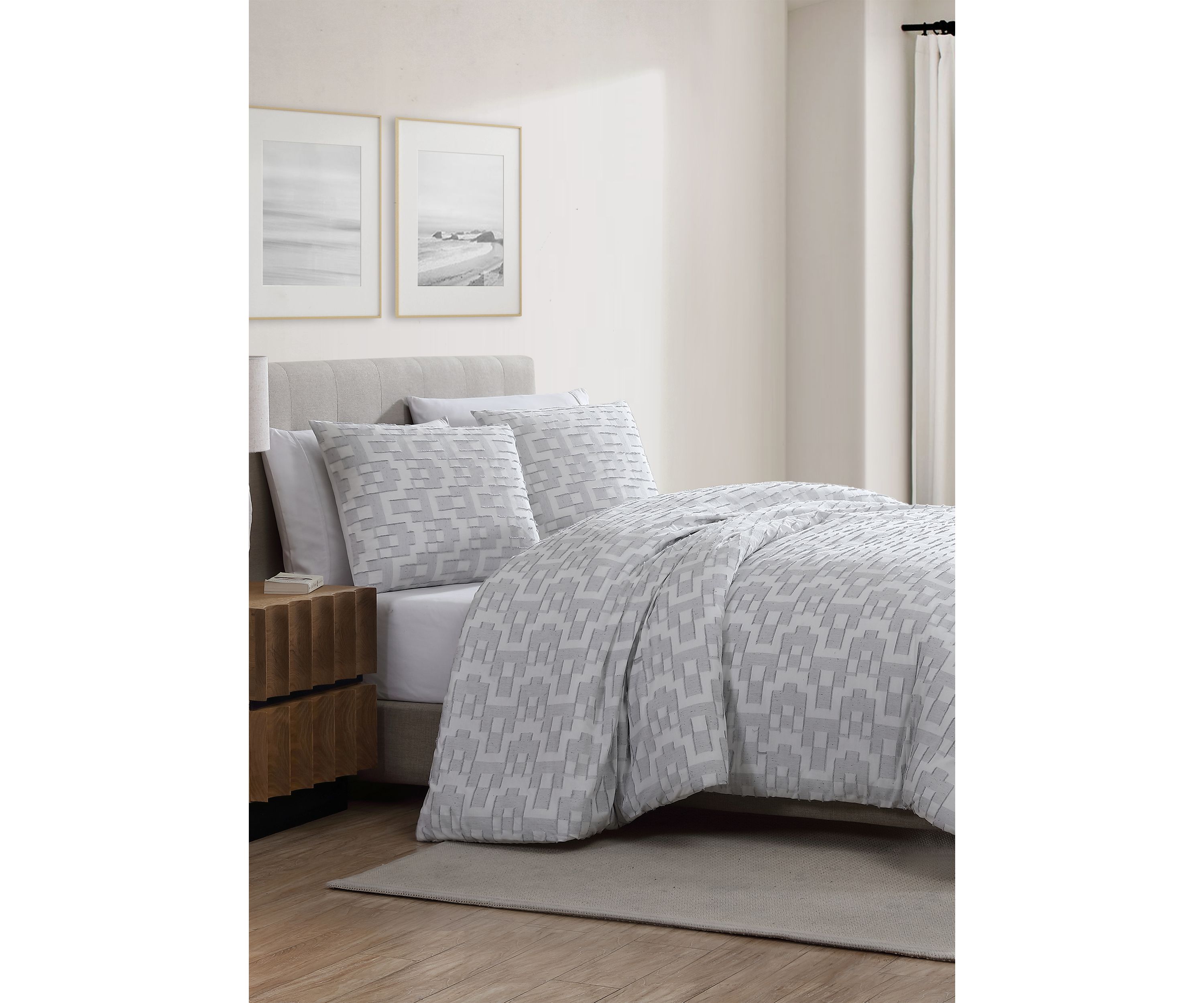 Heather Clip Comforter Set