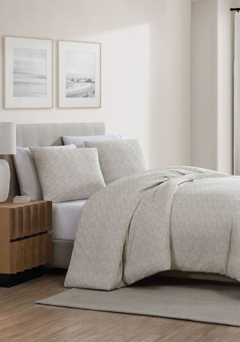 Sutton Waffle Comforter Set