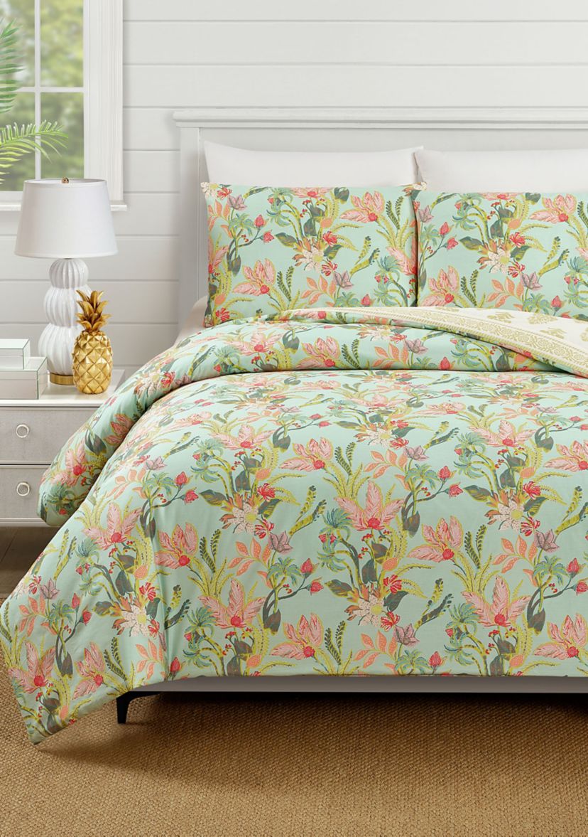 Queenie Tropical 3-Piece Comforter Set
