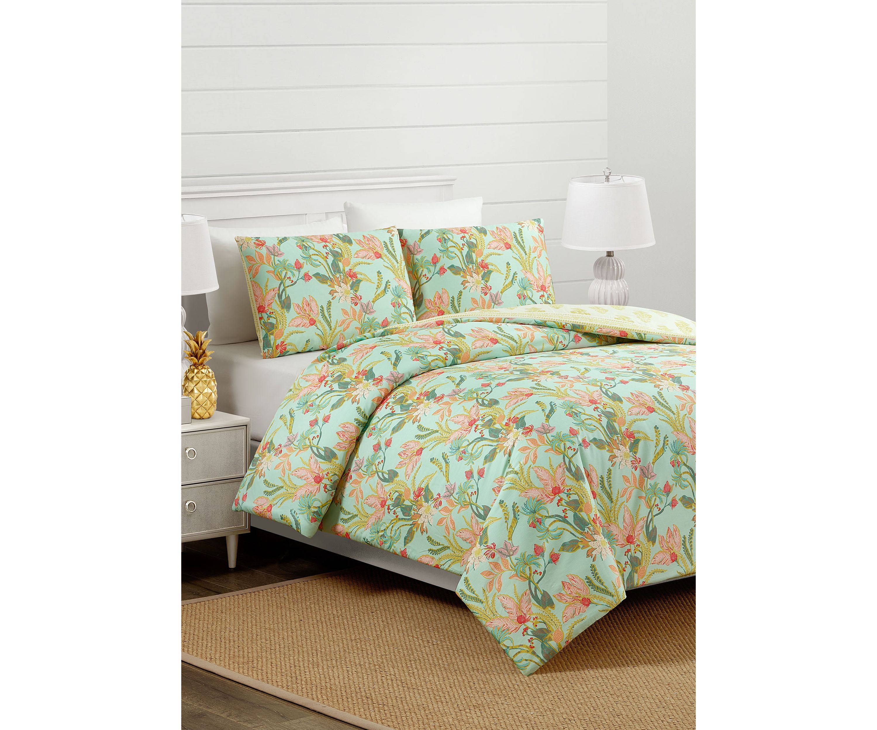 Queenie Tropical 3-Piece Comforter Set