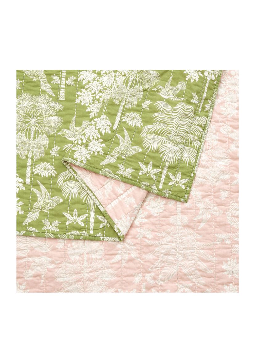 Queenie Palm Royale Quilt Set