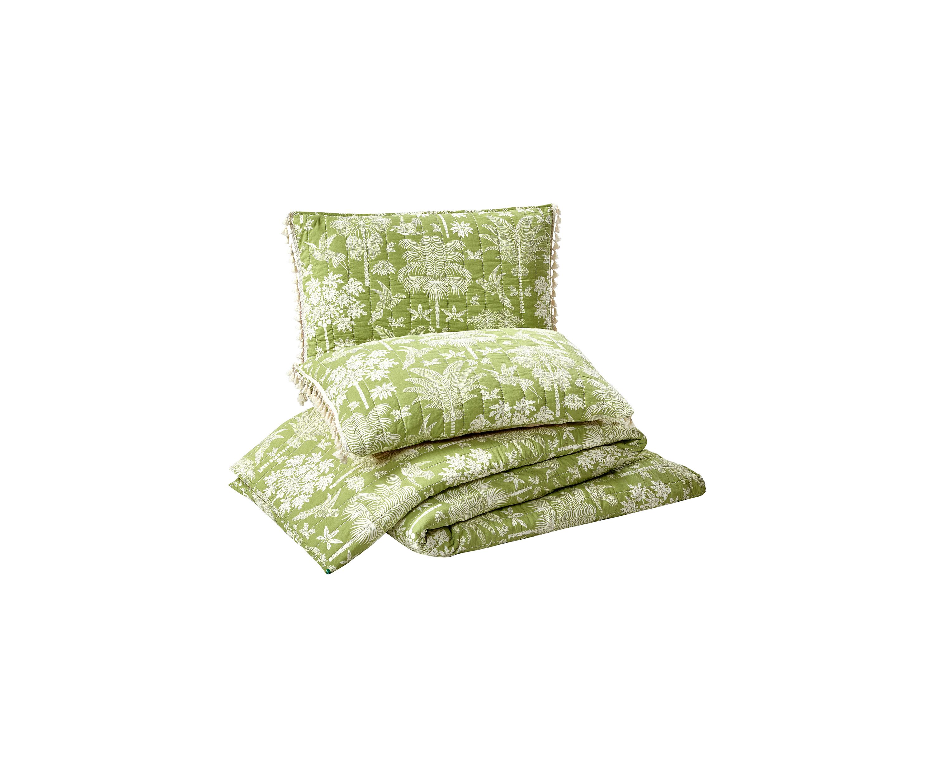 Queenie Palm Royale Quilt Set