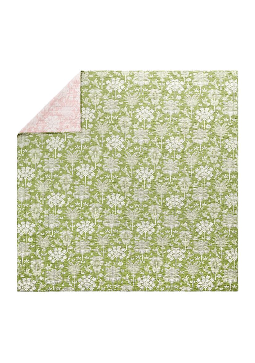Queenie Palm Royale Quilt Set
