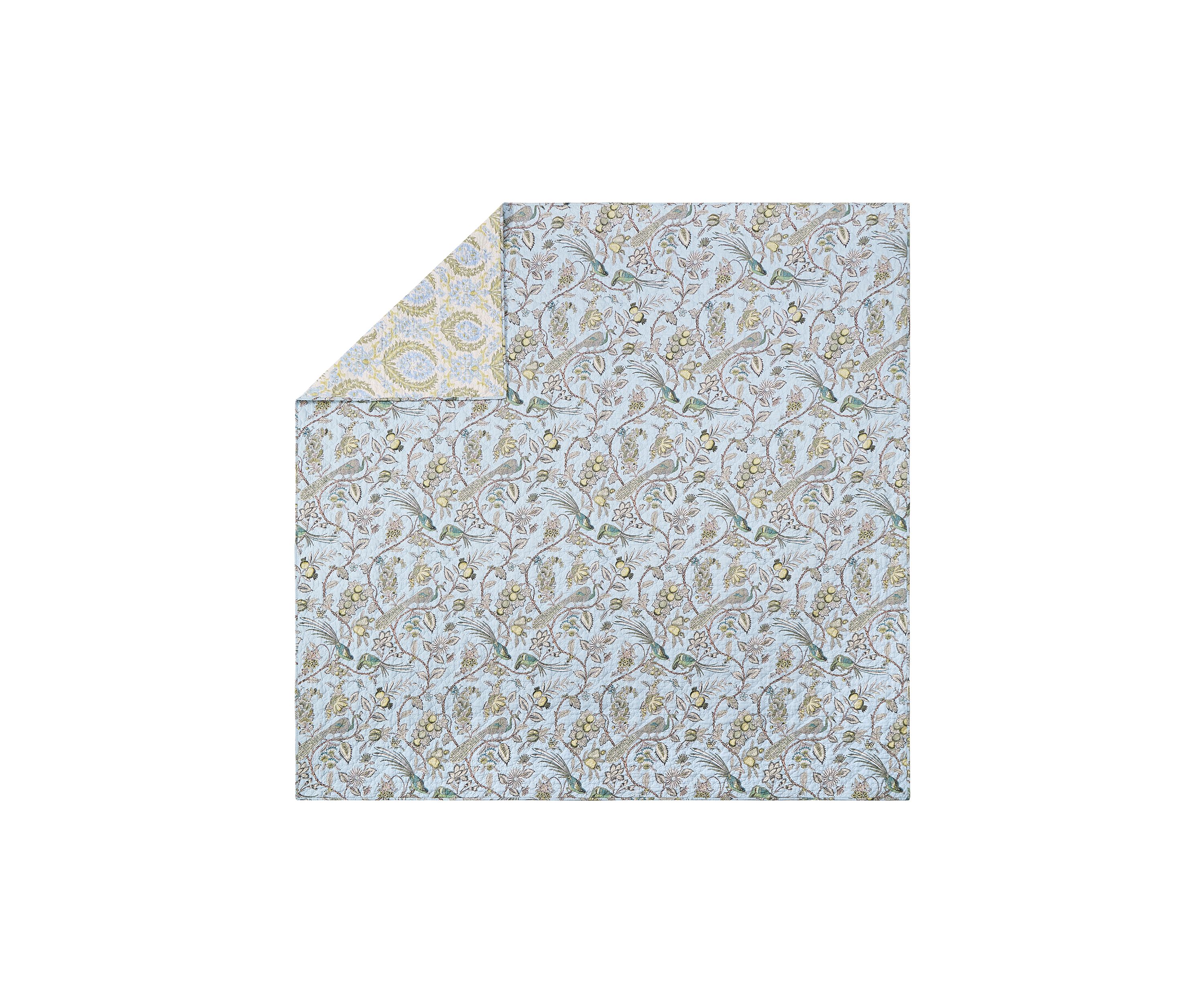 Sugar Mill Peacock Quilt Set