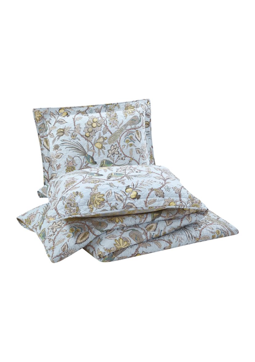 Sugar Mill Peacock Quilt Set