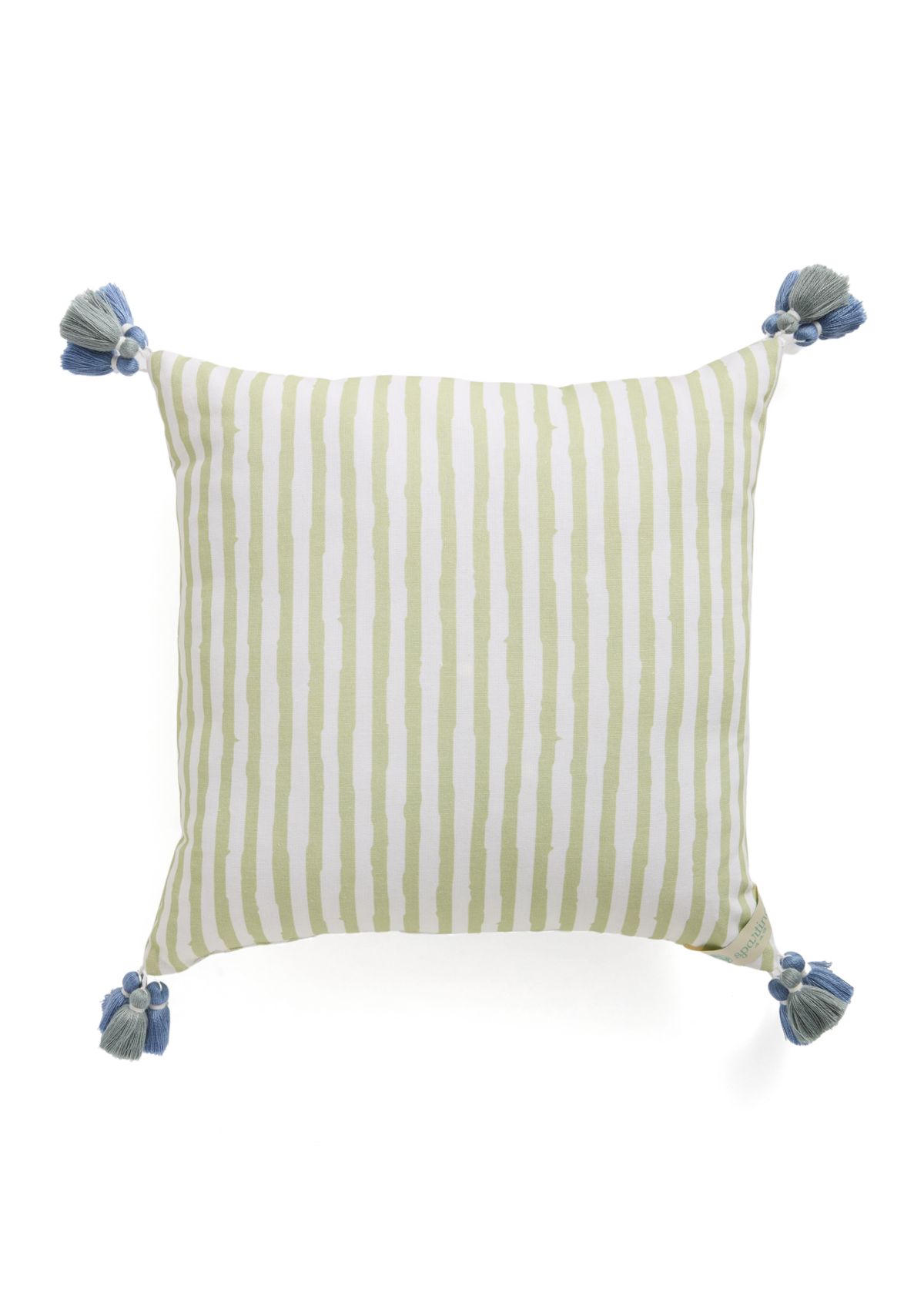 Hamilton Crewel Embroidered Square Decorative Pillow
