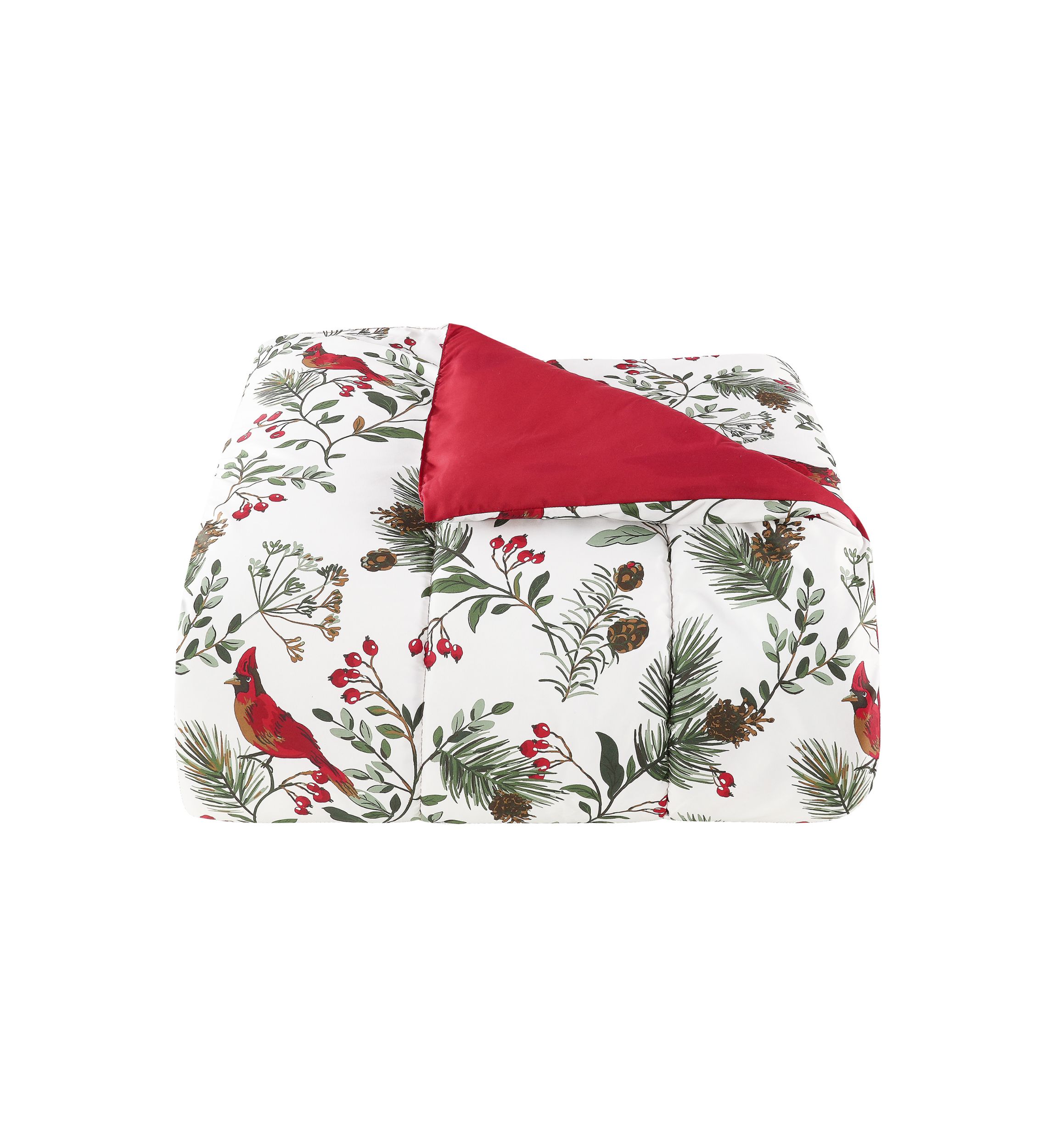 Holiday Cardinal 5-Piece Comforter Set