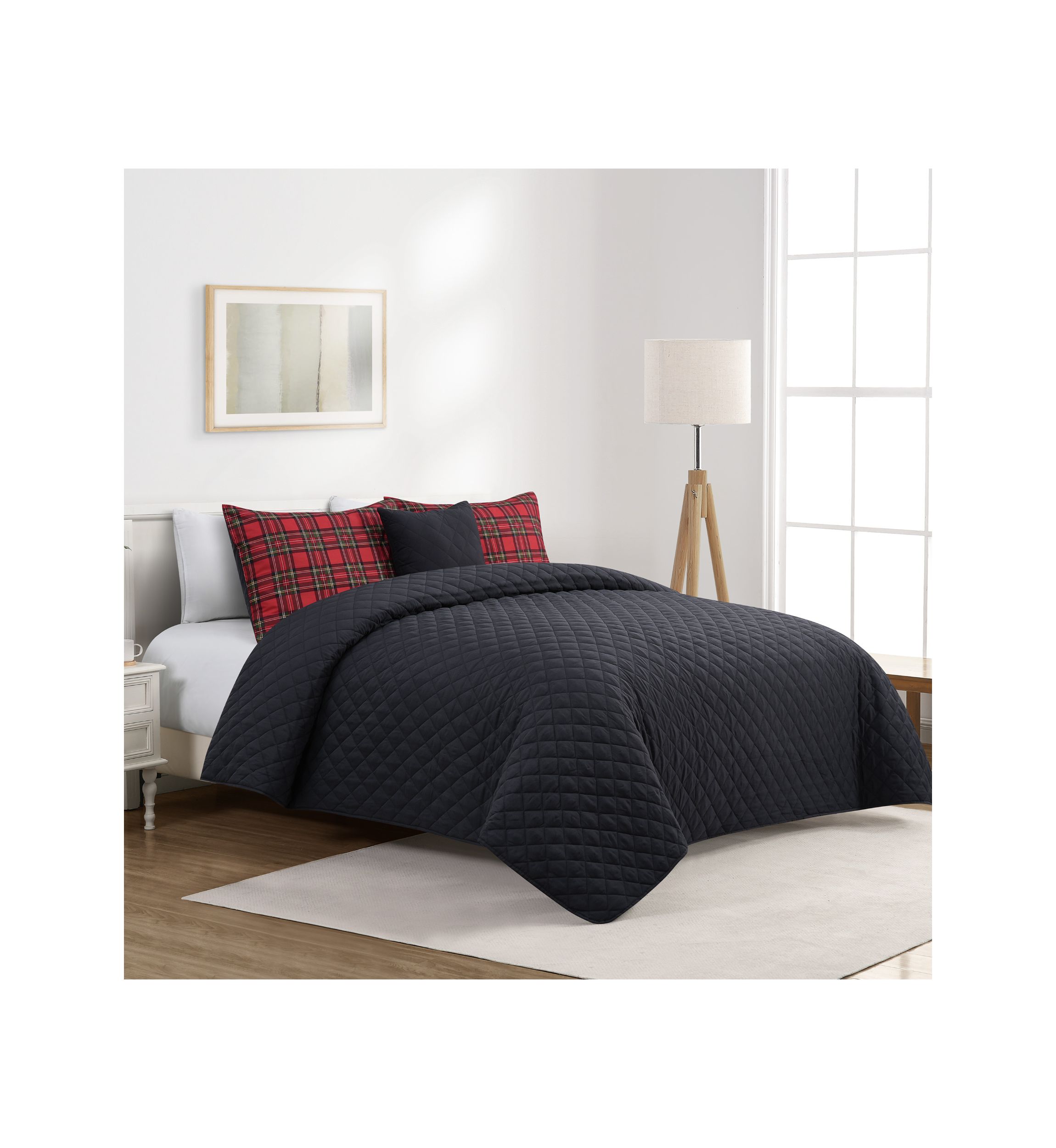 Holiday Plaid 5-Piece Comforter  Set