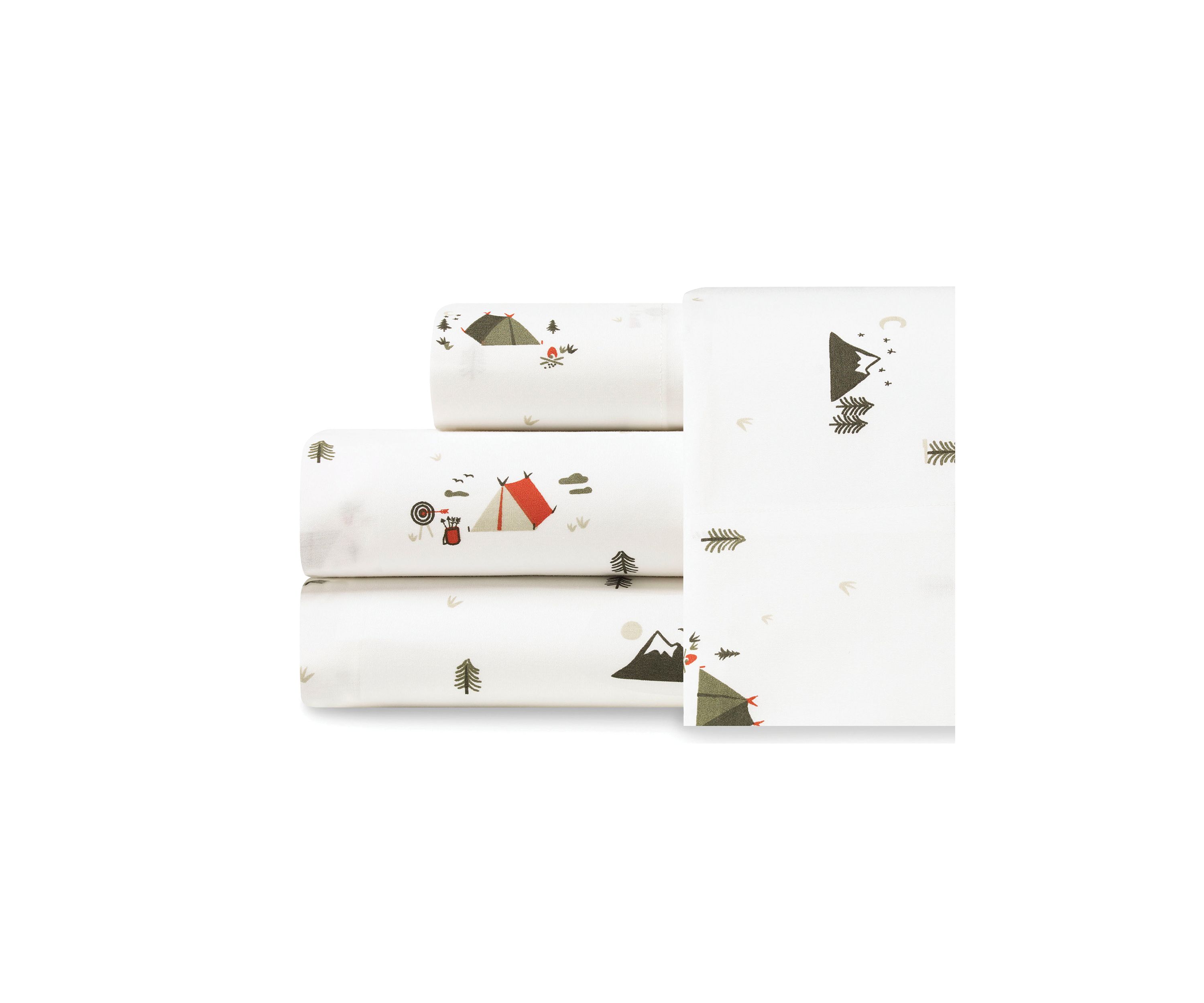 Cascade Camping Cotton Percale Sheet Set