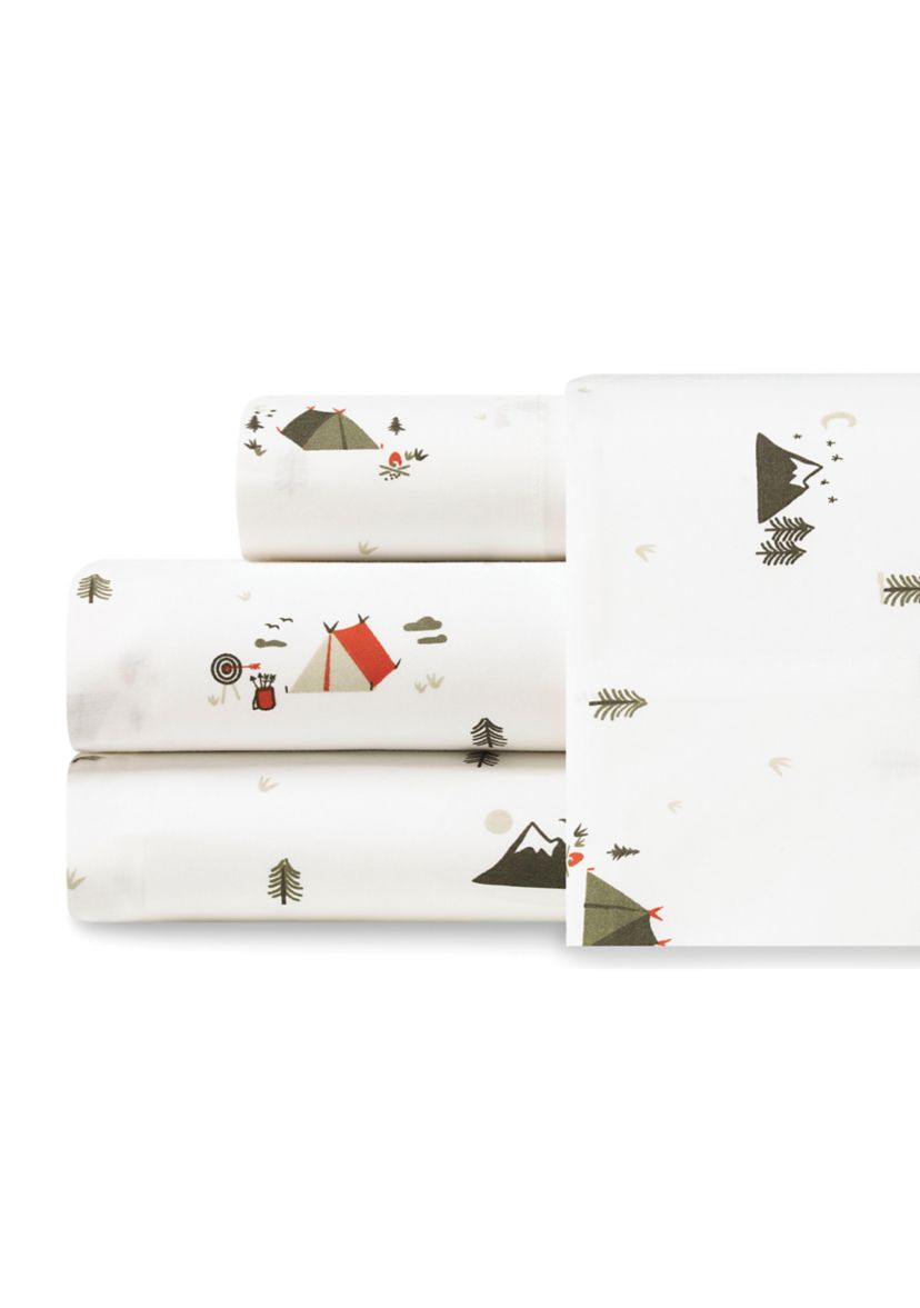 Cascade Camping Cotton Percale Sheet Set