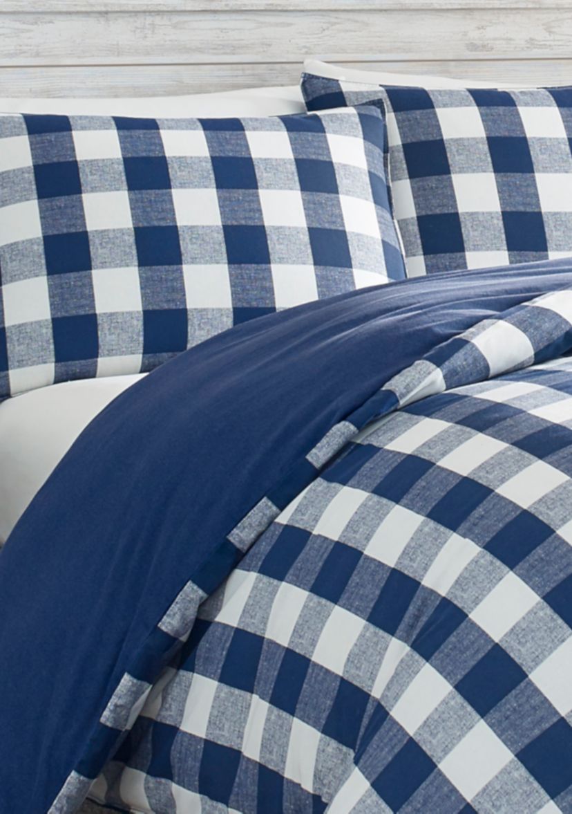 Lakehouse Plaid Cotton Comforter Sham Set