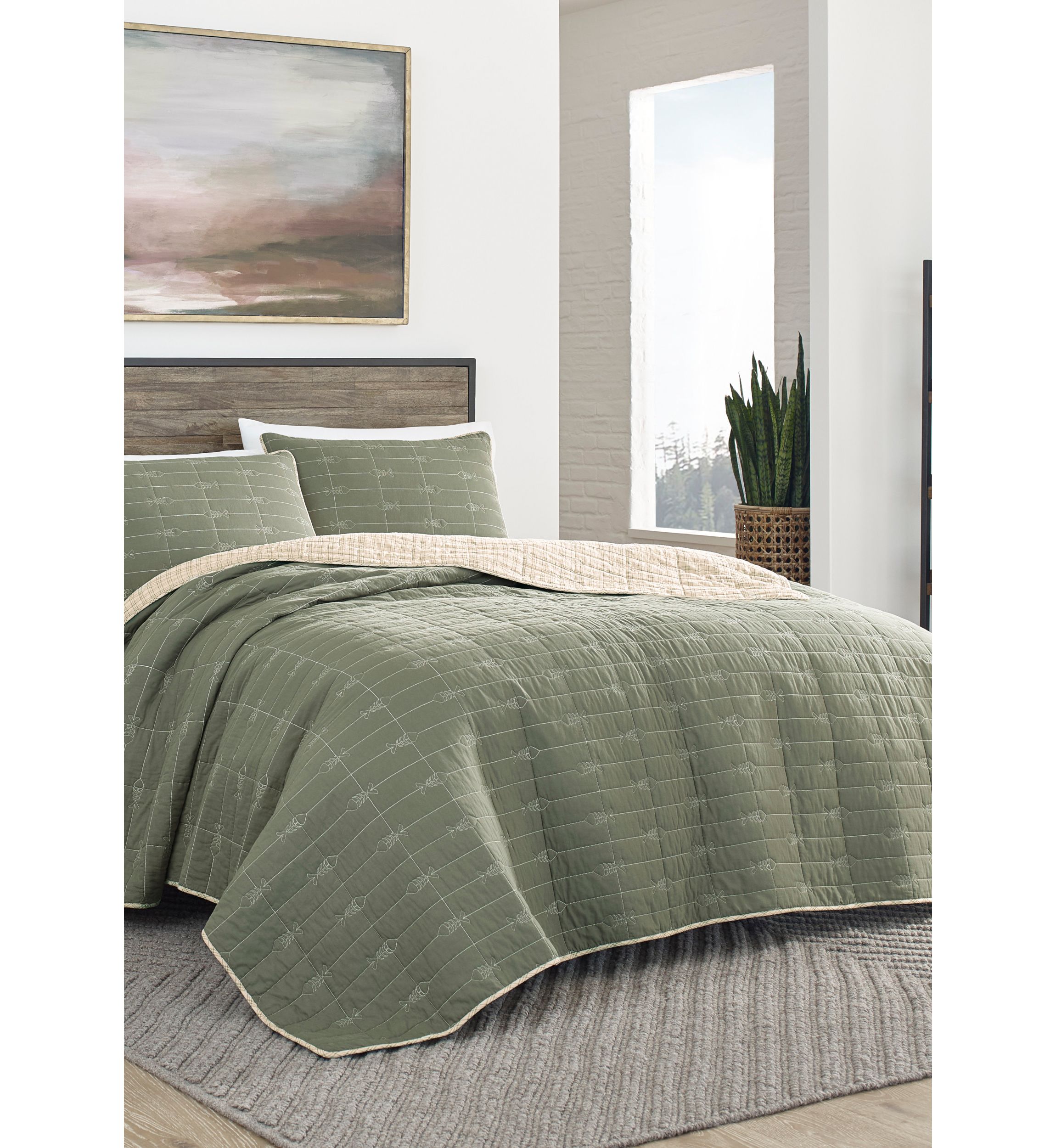 Troutdale Cotton Quilt Sham Set