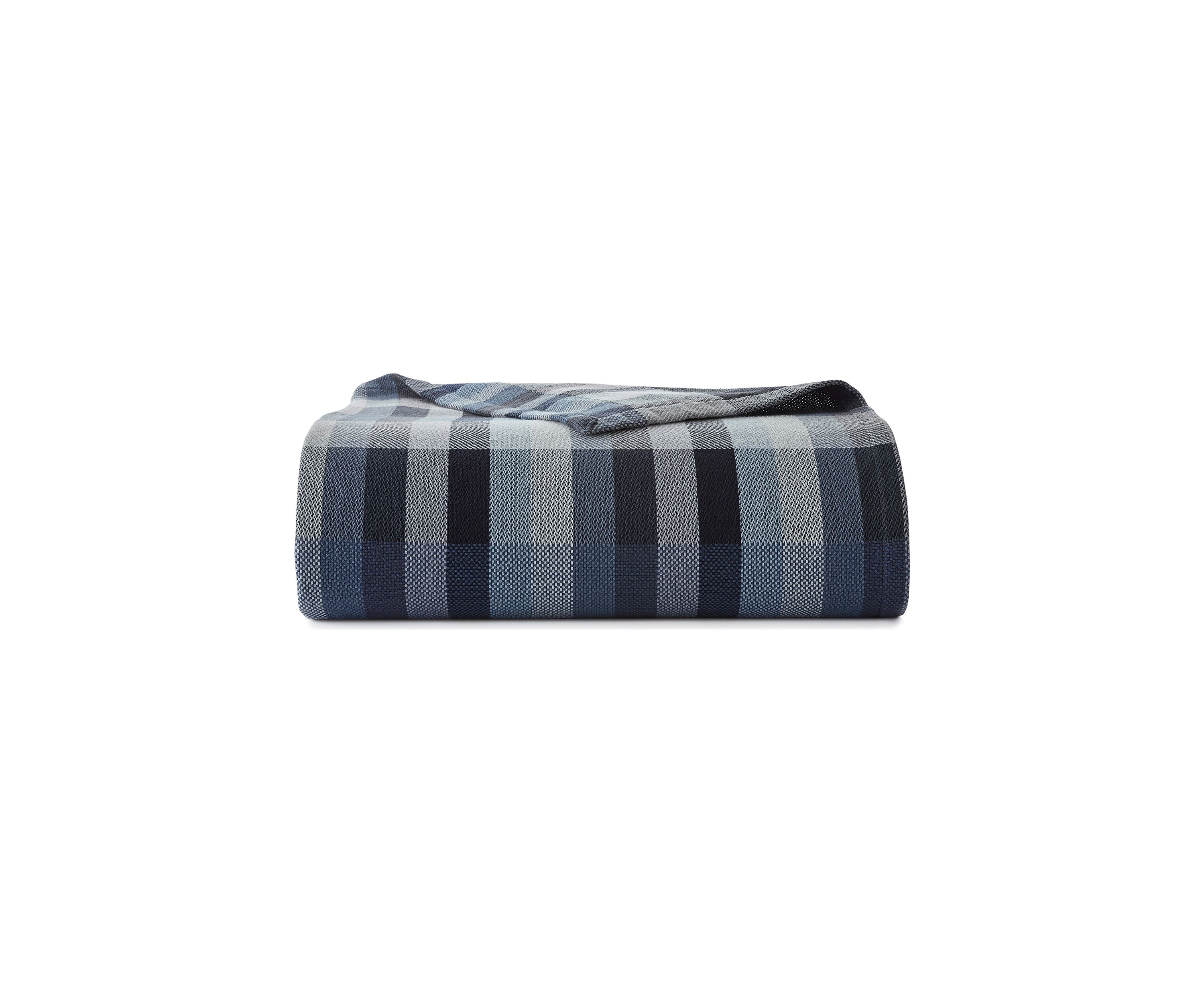 Windsor Stripe Cotton Blanket