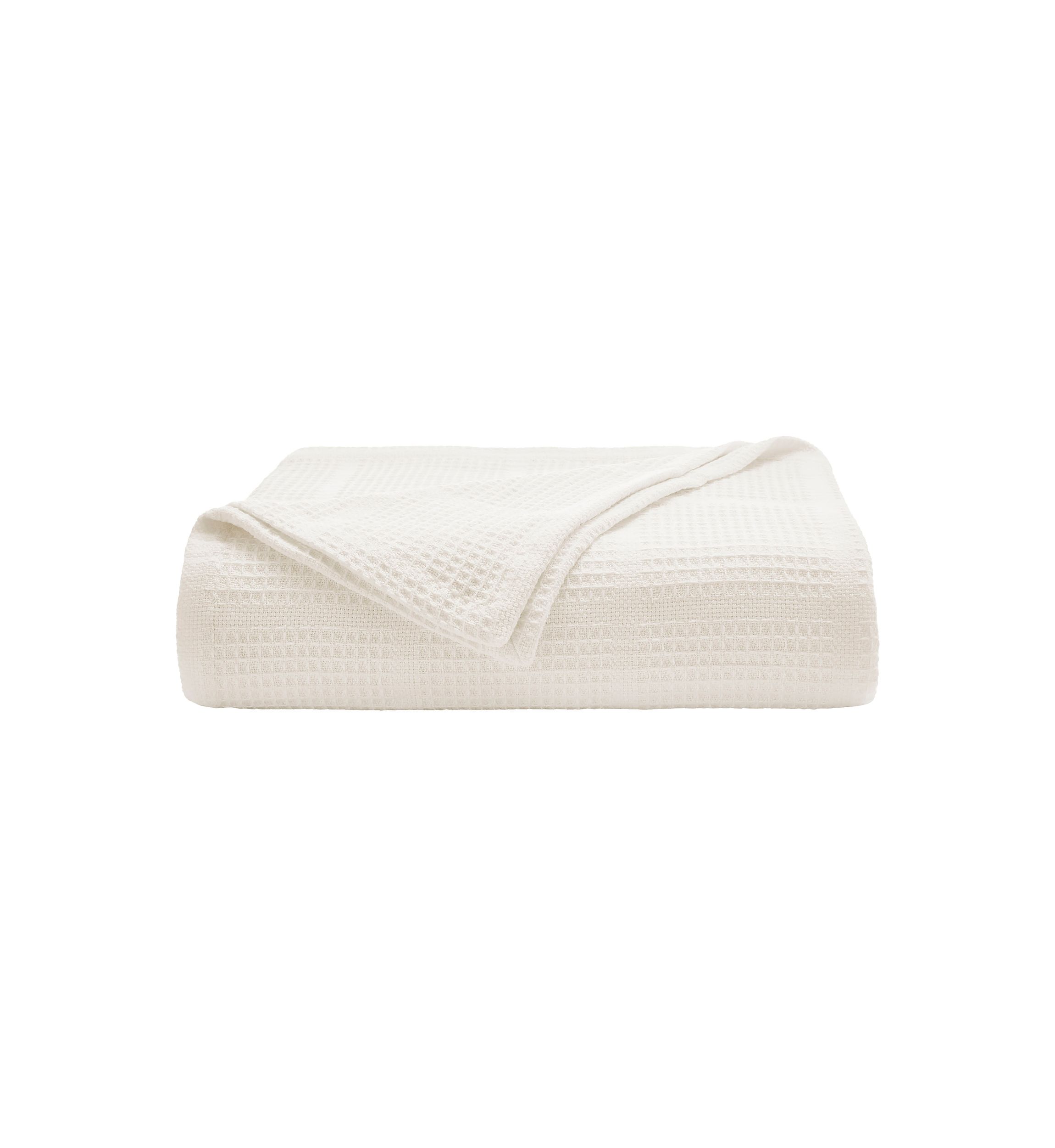 Essentials Waffle Grid Cotton Blanket