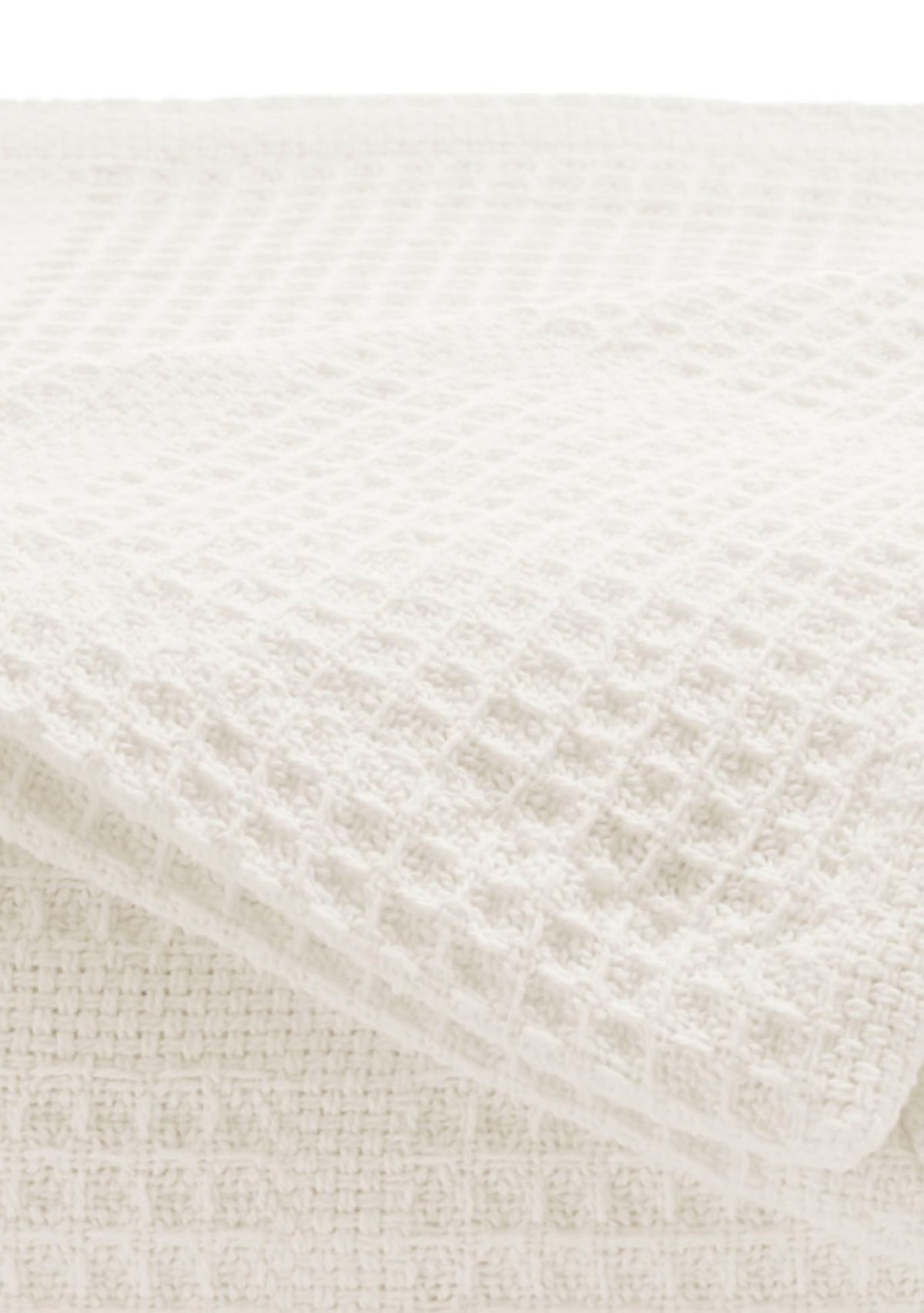 Essentials Waffle Grid Cotton Blanket