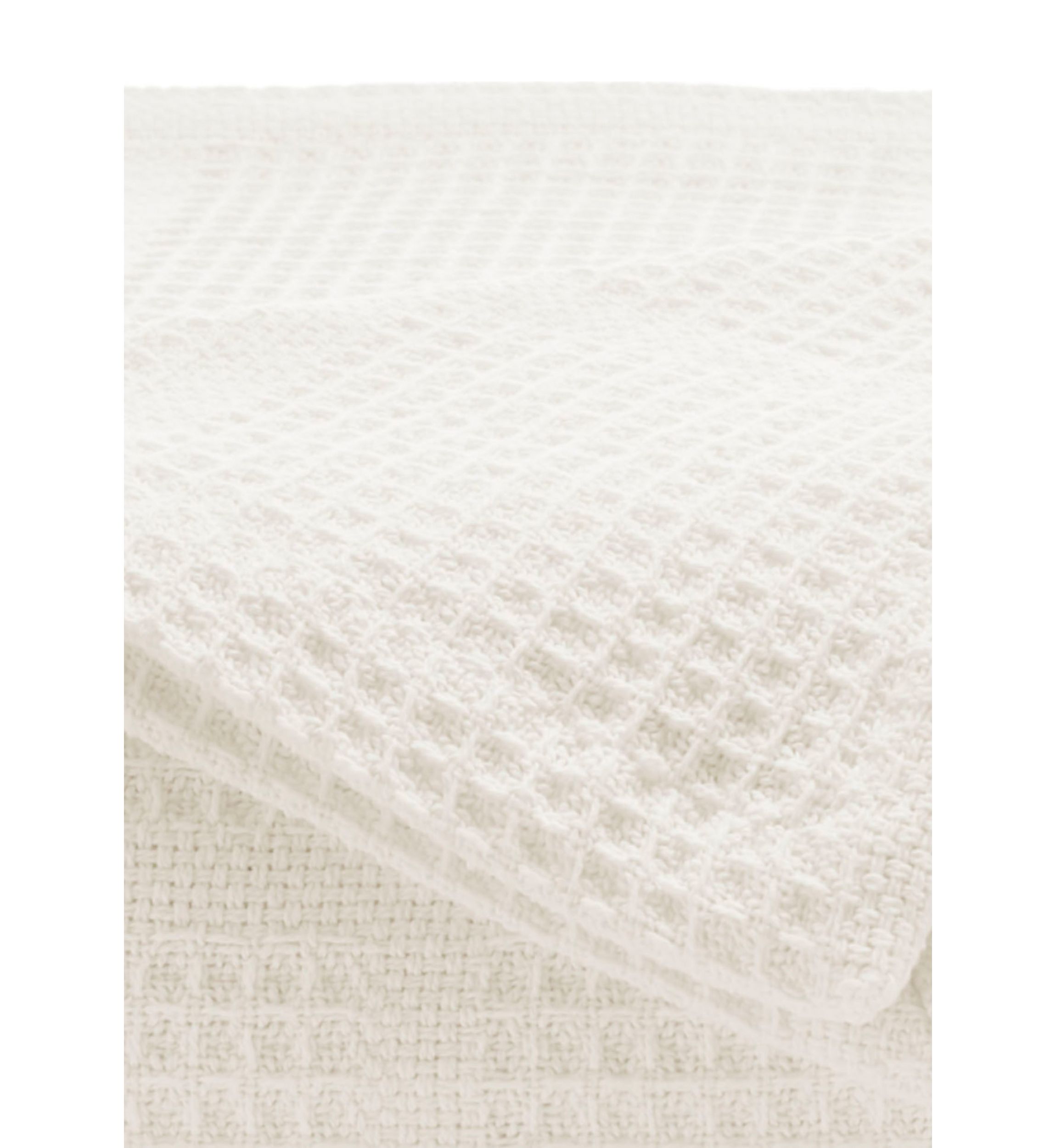 Essentials Waffle Grid Cotton Blanket