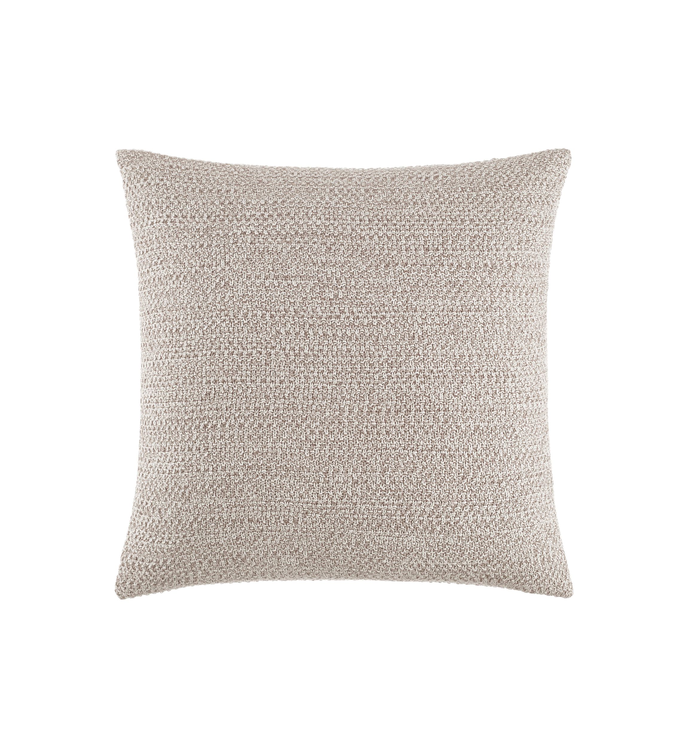 Essentials Marled Knit Cotton Throw Pillow