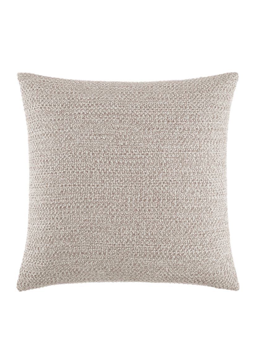 Essentials Marled Knit Cotton Throw Pillow