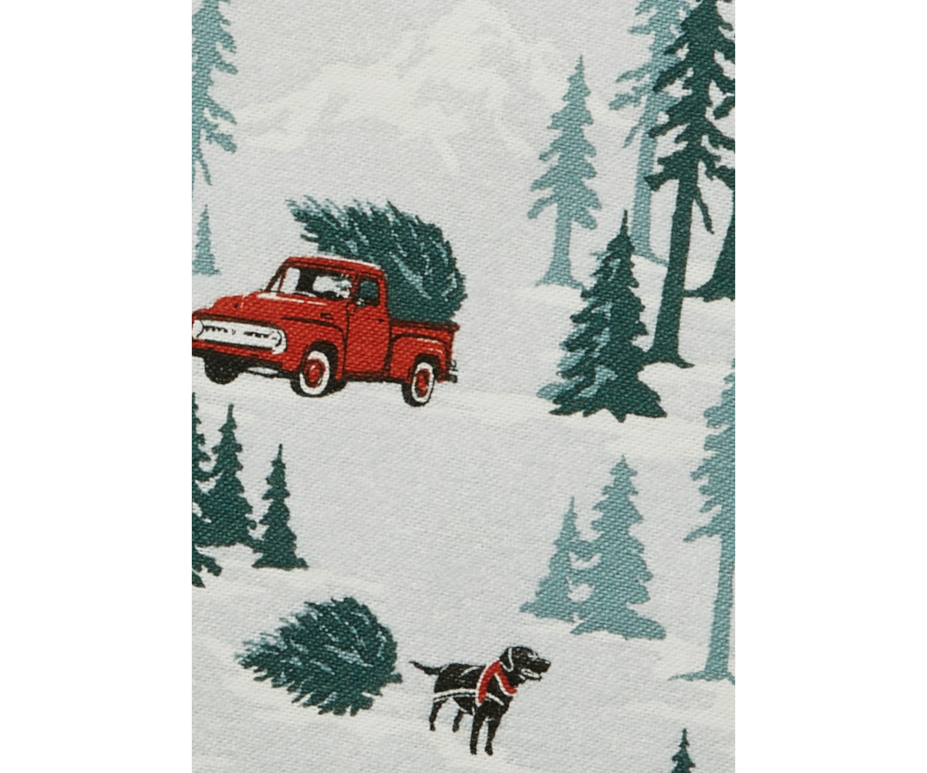 Tree Farm Flannel Sheet Set