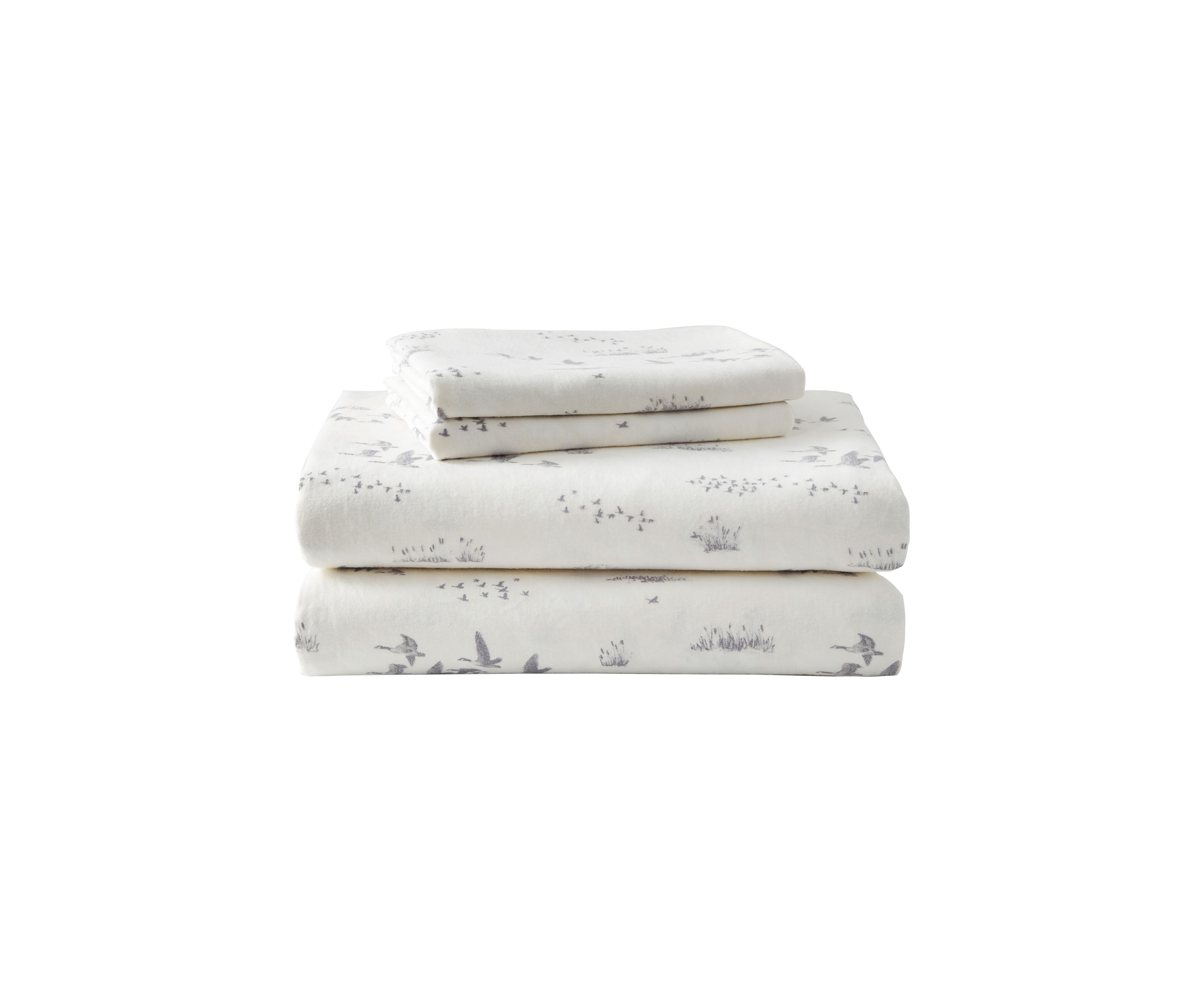 Geese Meadow Flannel Sheet Set