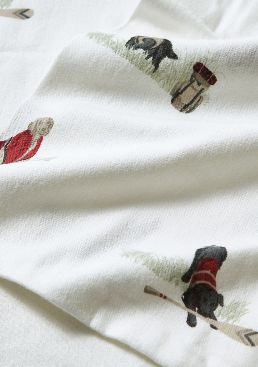 Retriever Adventure Flannel Sheet Set