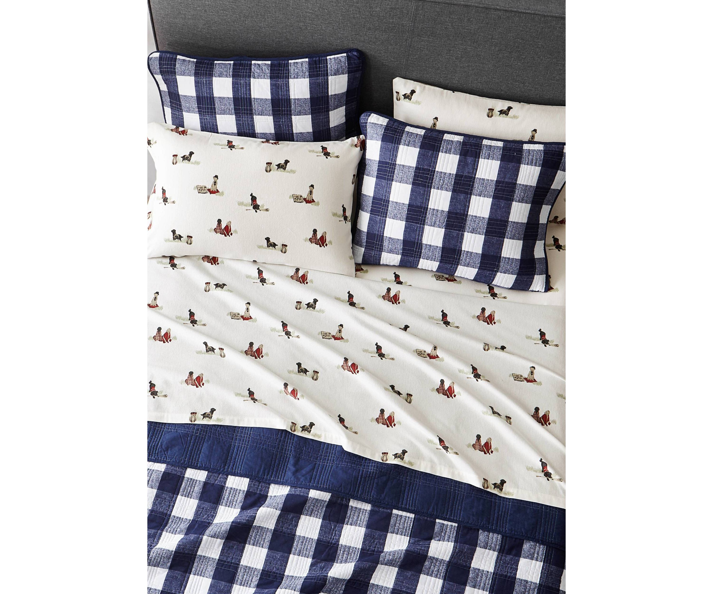 Retriever Adventure Flannel Sheet Set