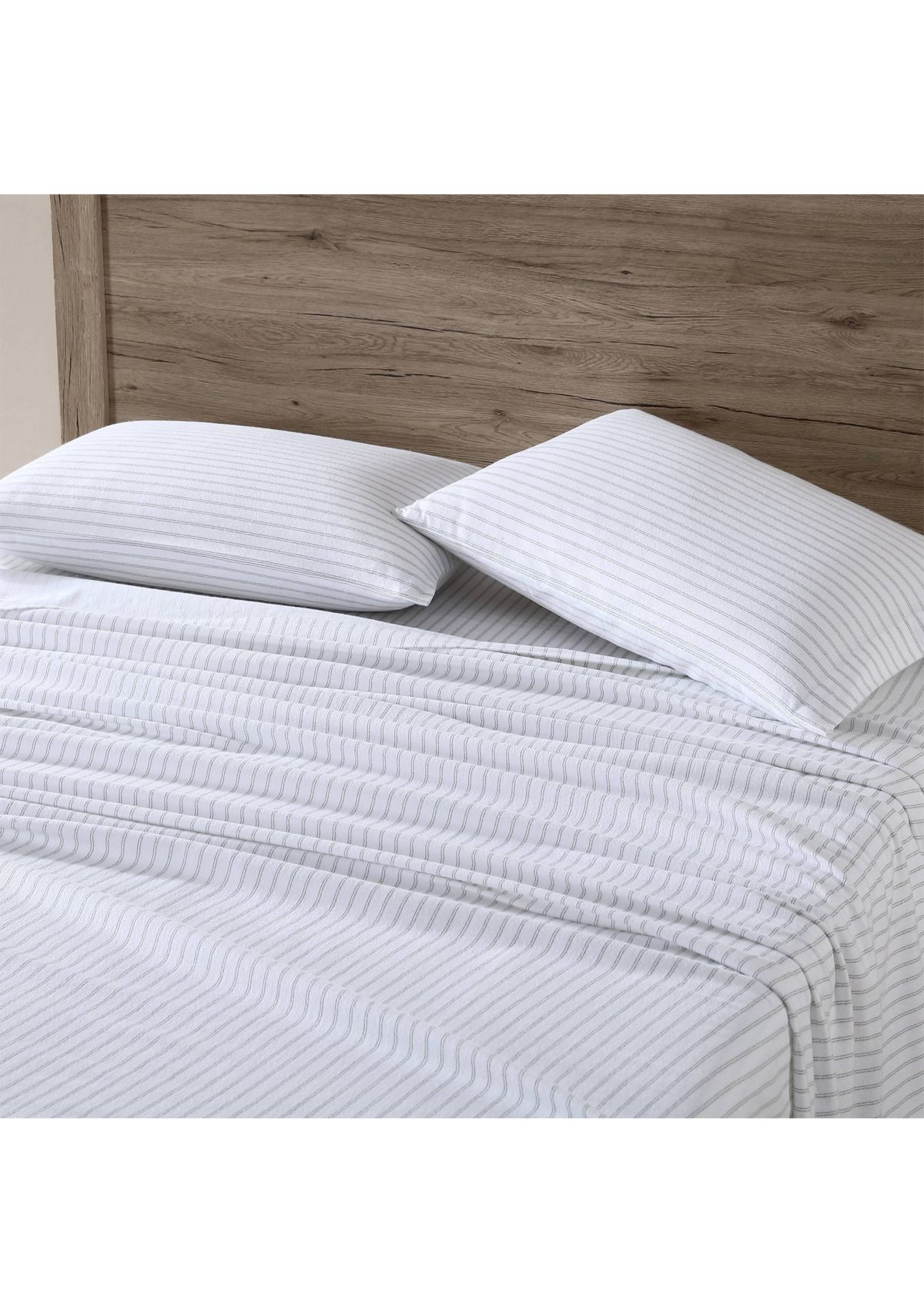 Trail Stripe 4-Piece Cotton Flannel Sheet Set