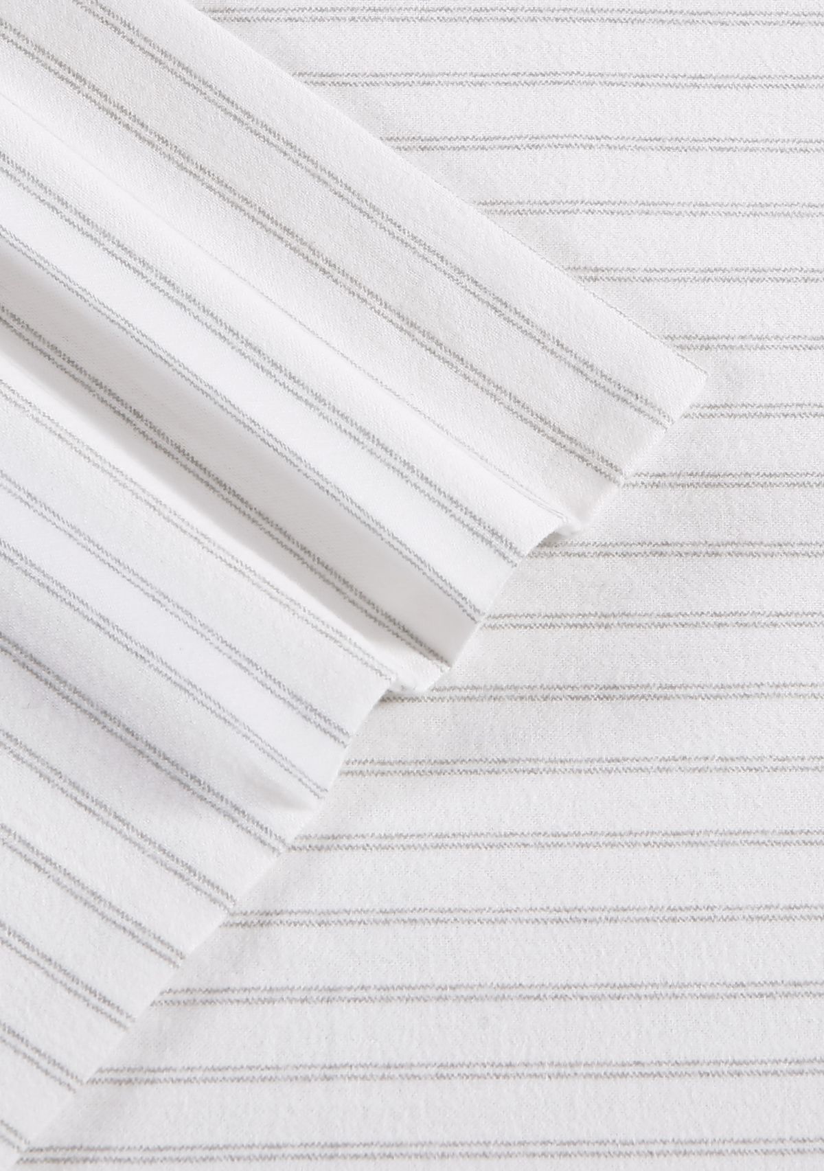 Trail Stripe 4-Piece Cotton Flannel Sheet Set