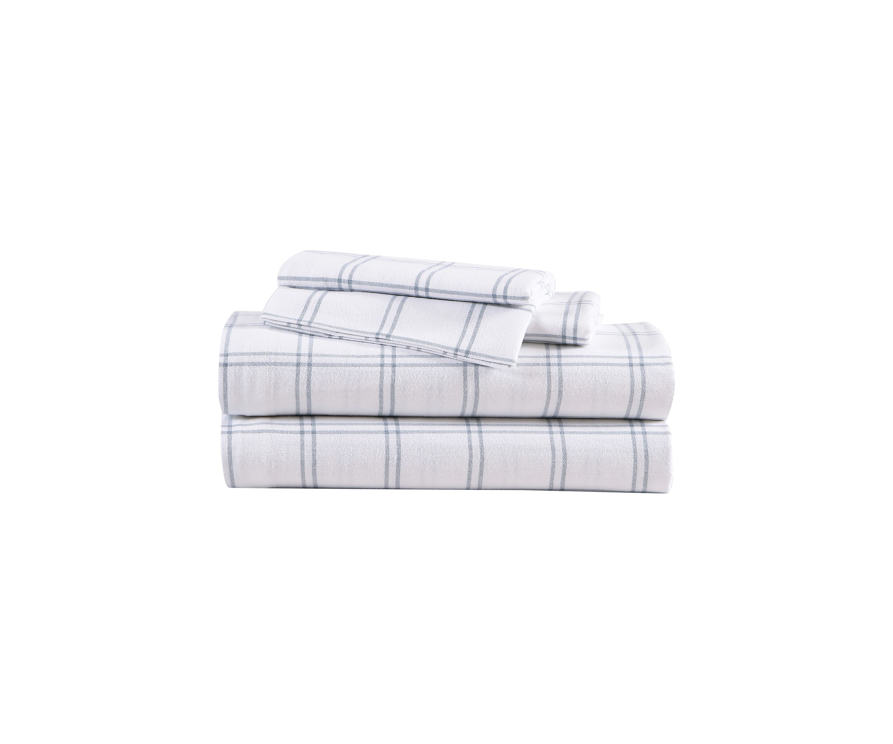 Westridge Plaid 4-Piece Cotton Flannel Sheet Set