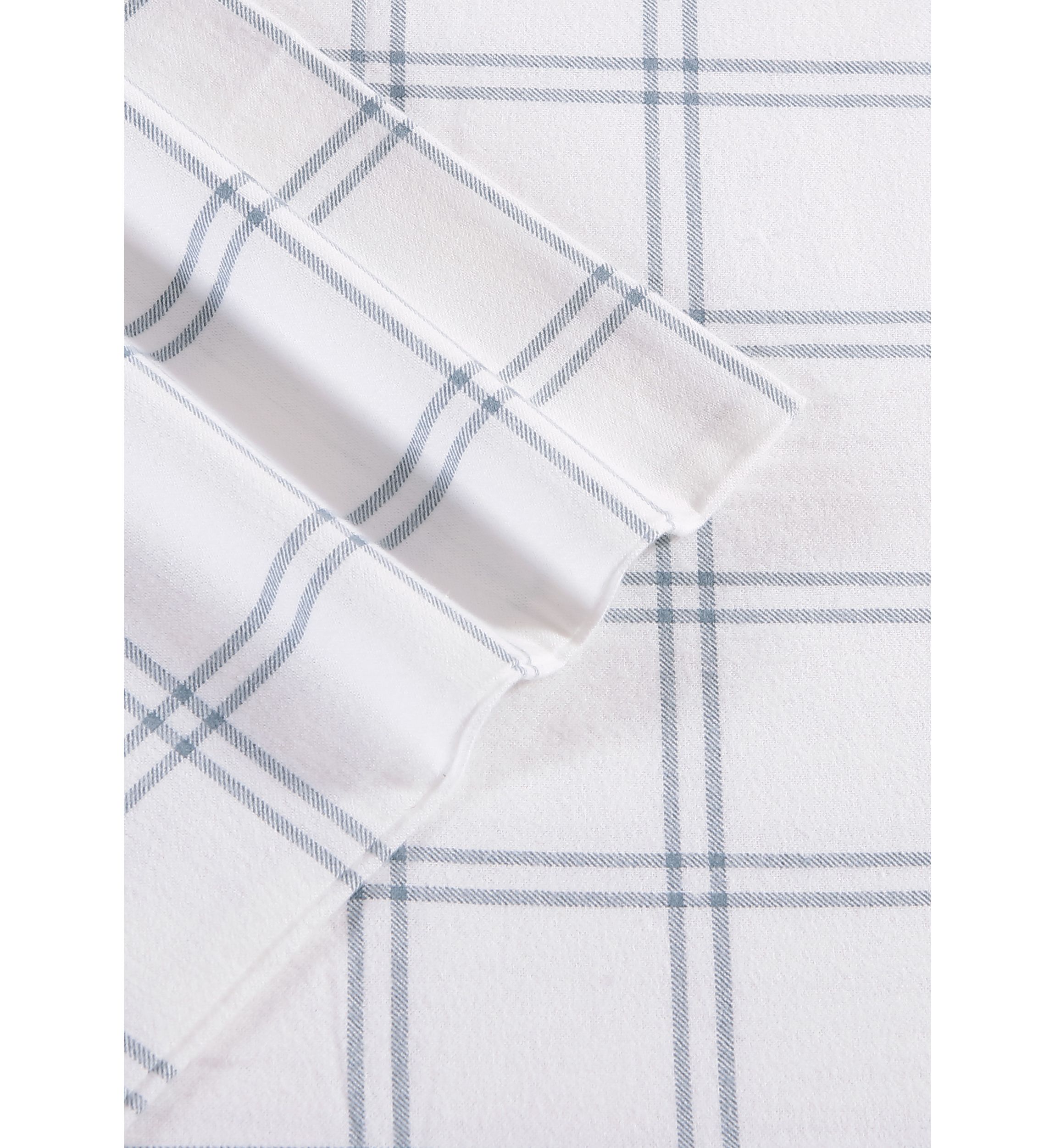 Westridge Plaid 100% Cotton Flannel 4 Piece Sheet Set