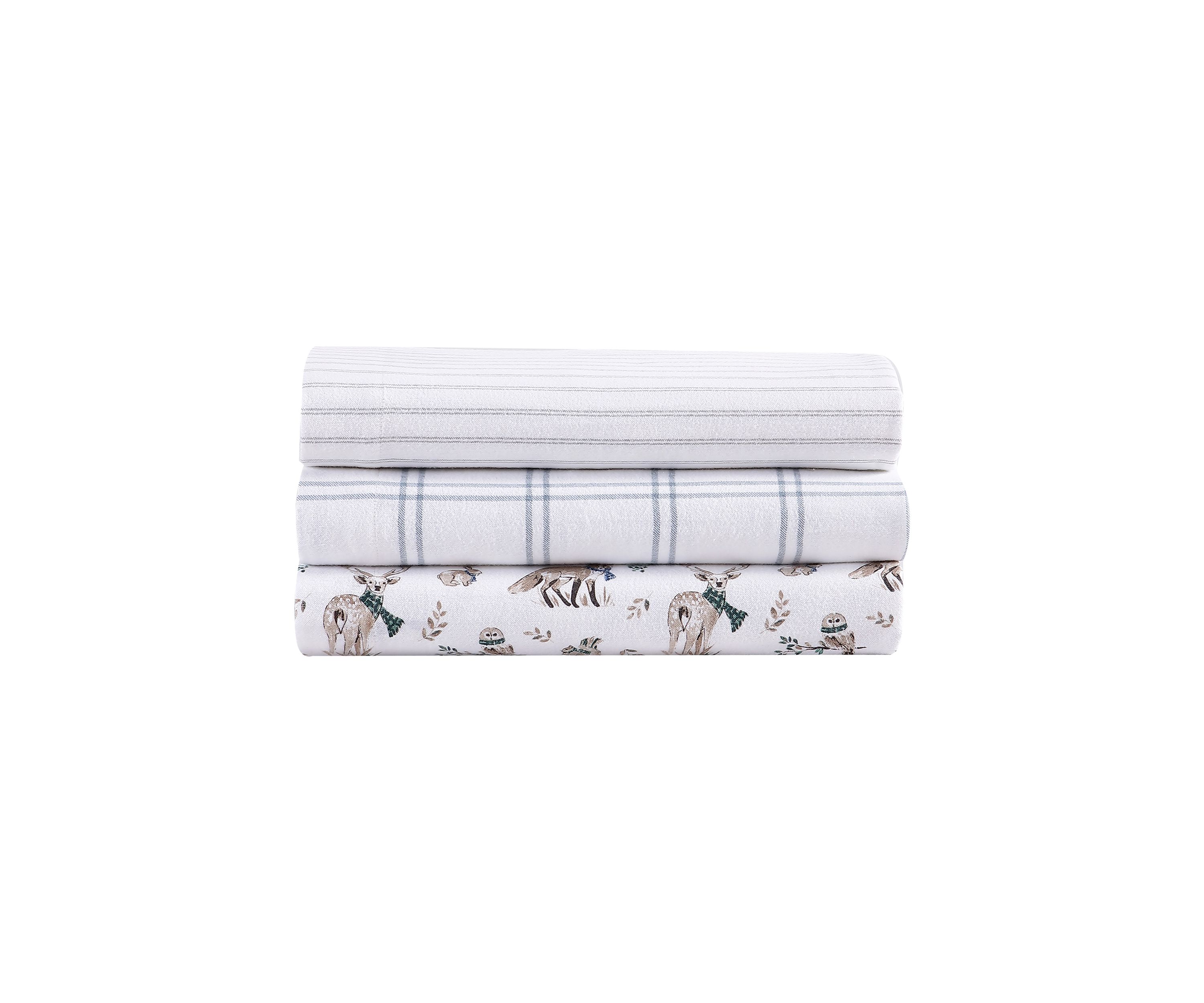 Westridge Plaid 4-Piece Cotton Flannel Sheet Set