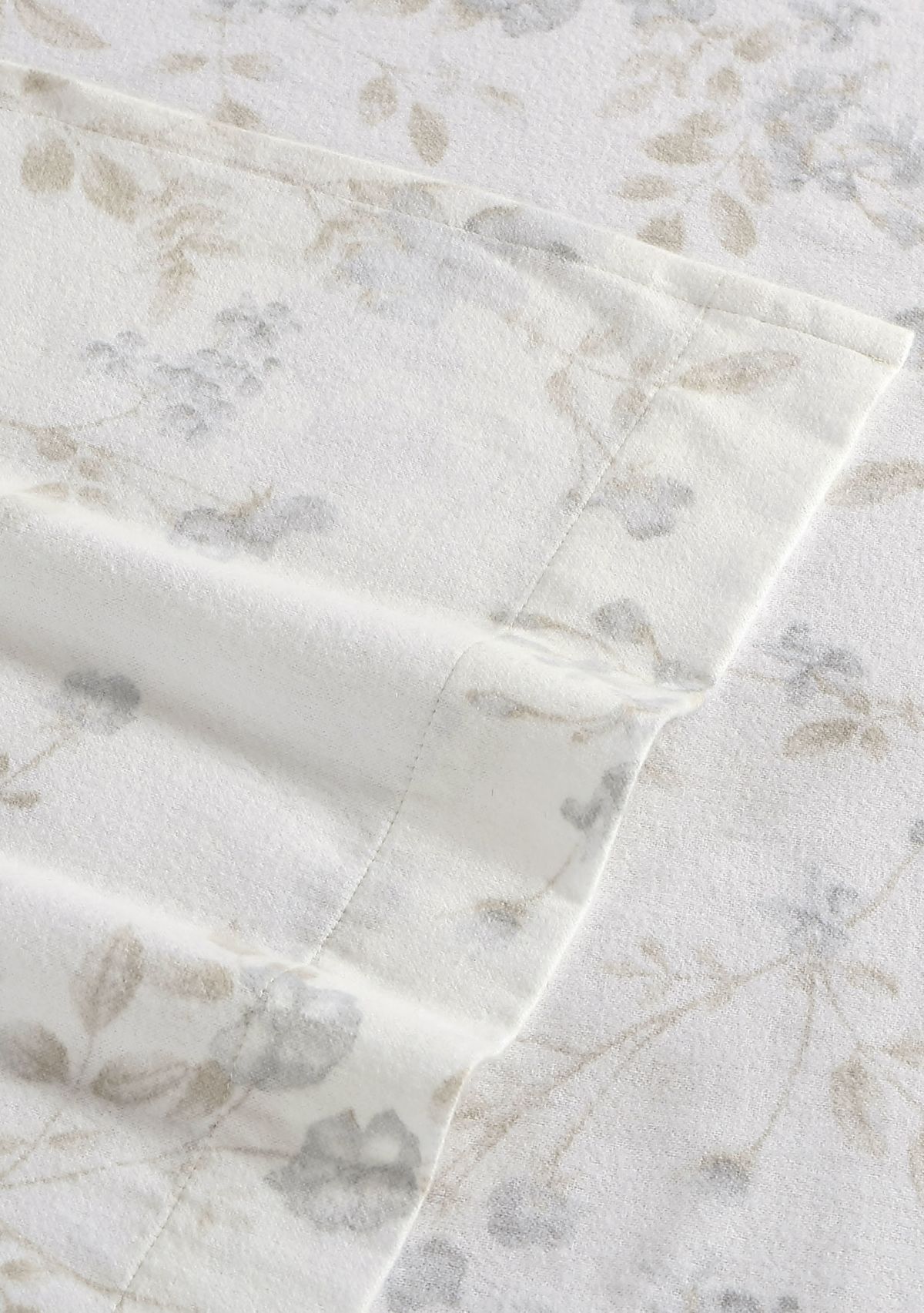 Fawna Flannel 4-Piece Floral Cotton Sheet Set