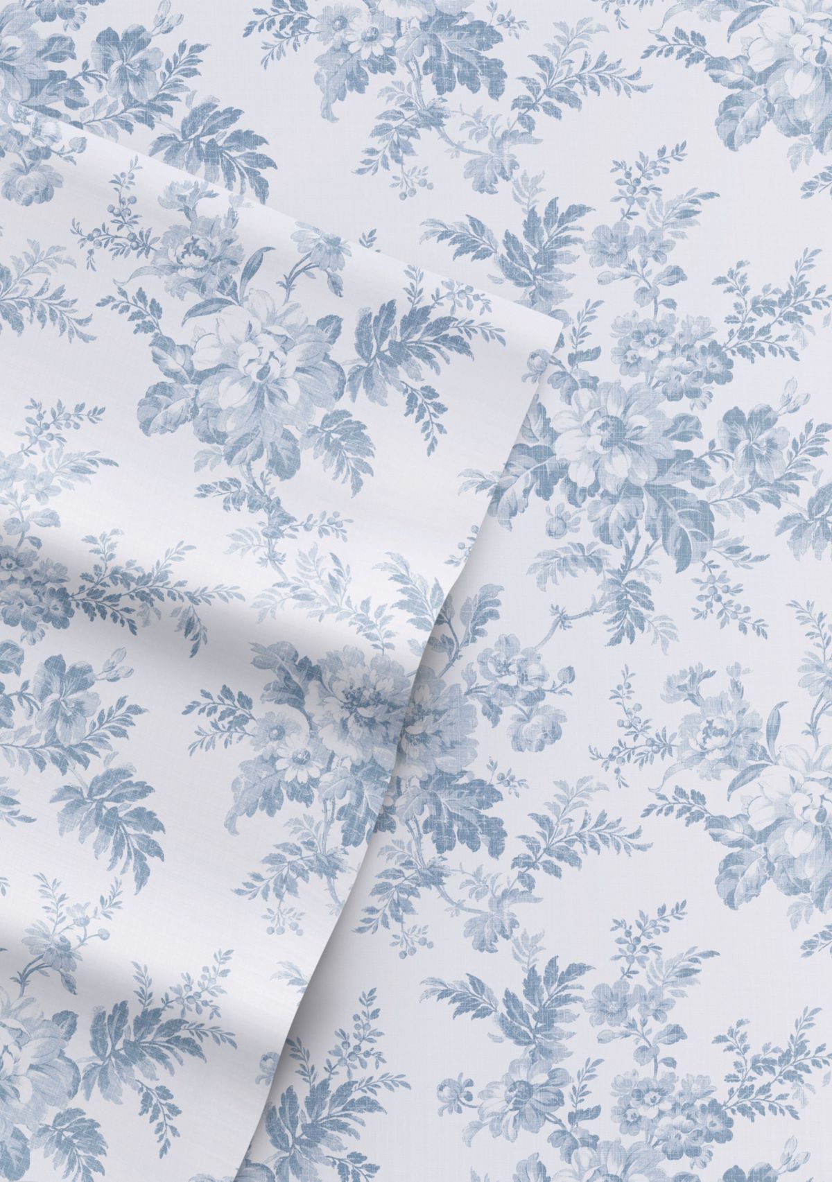 Vanessa Flannel 4-Piece Floral Cotton Sheet Set