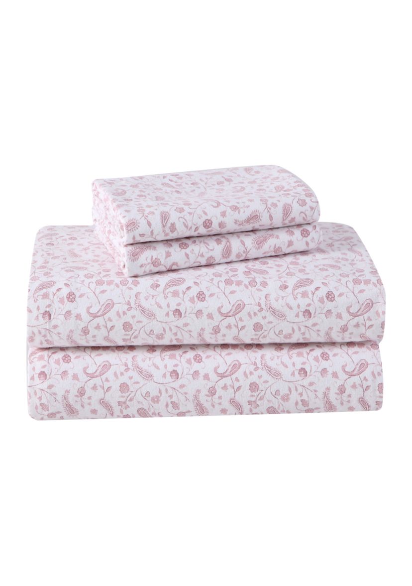 Paisley Prance Flannel Sheet Set