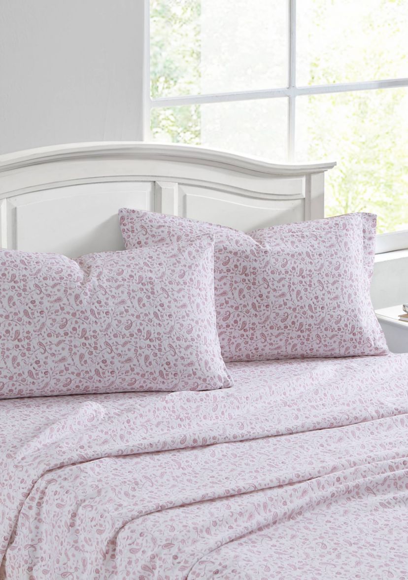 Paisley Prance Flannel Sheet Set