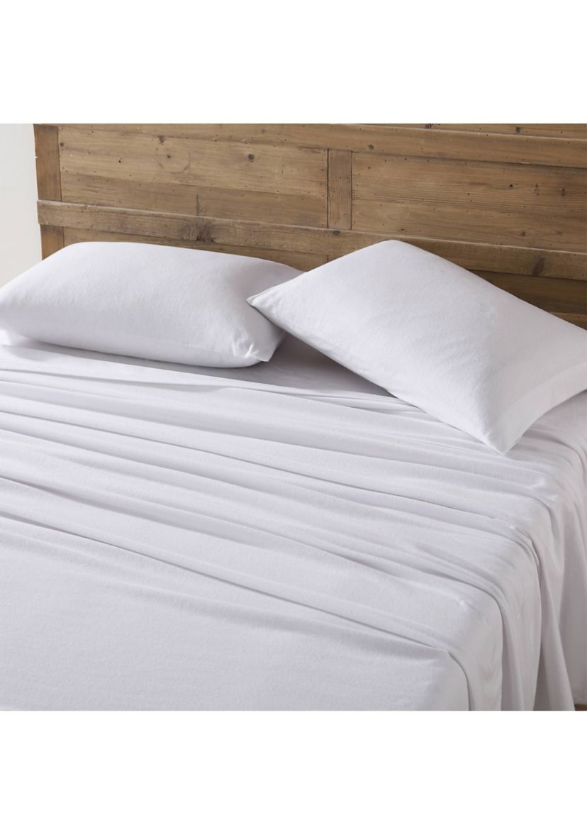 Solid Flannel Sheet Set