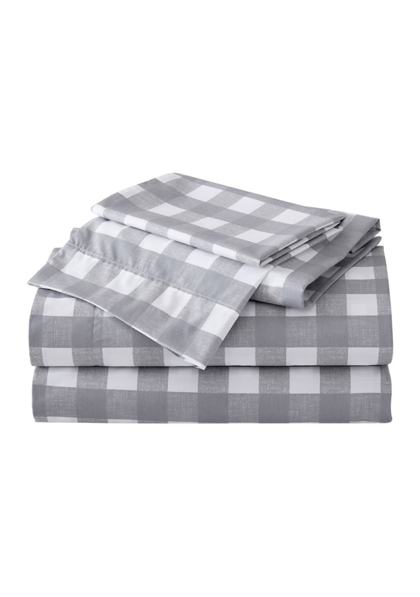 Lakehouse Plaid Cotton Sheet Set