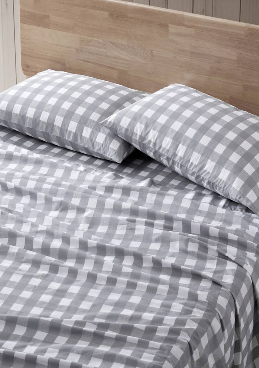 Lakehouse Plaid Cotton Sheet Set