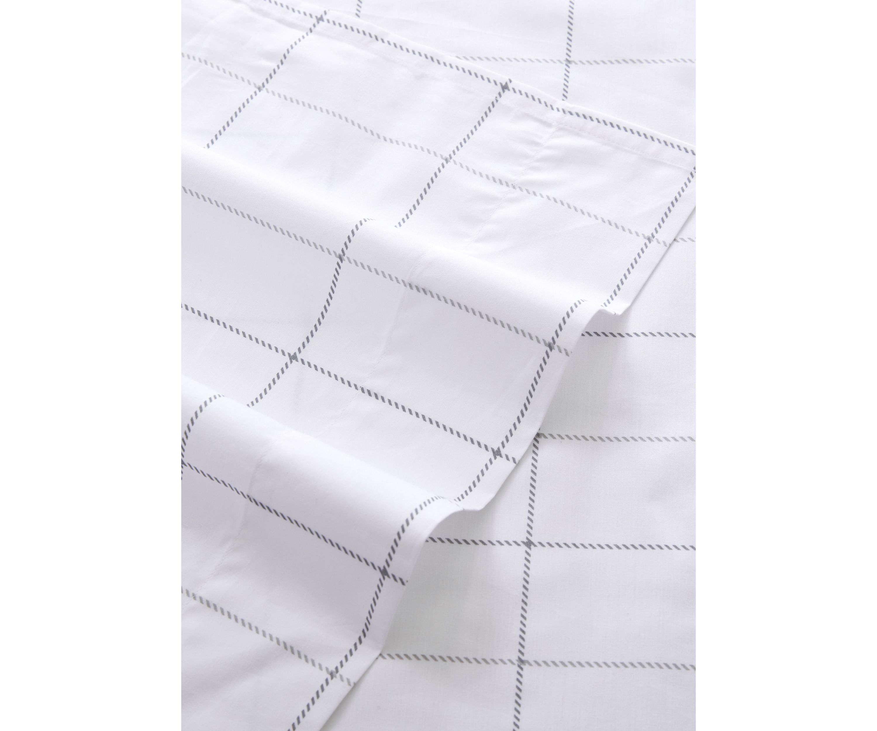 Northern Plaid 4-Piece Percale Cotton Sheet Set
