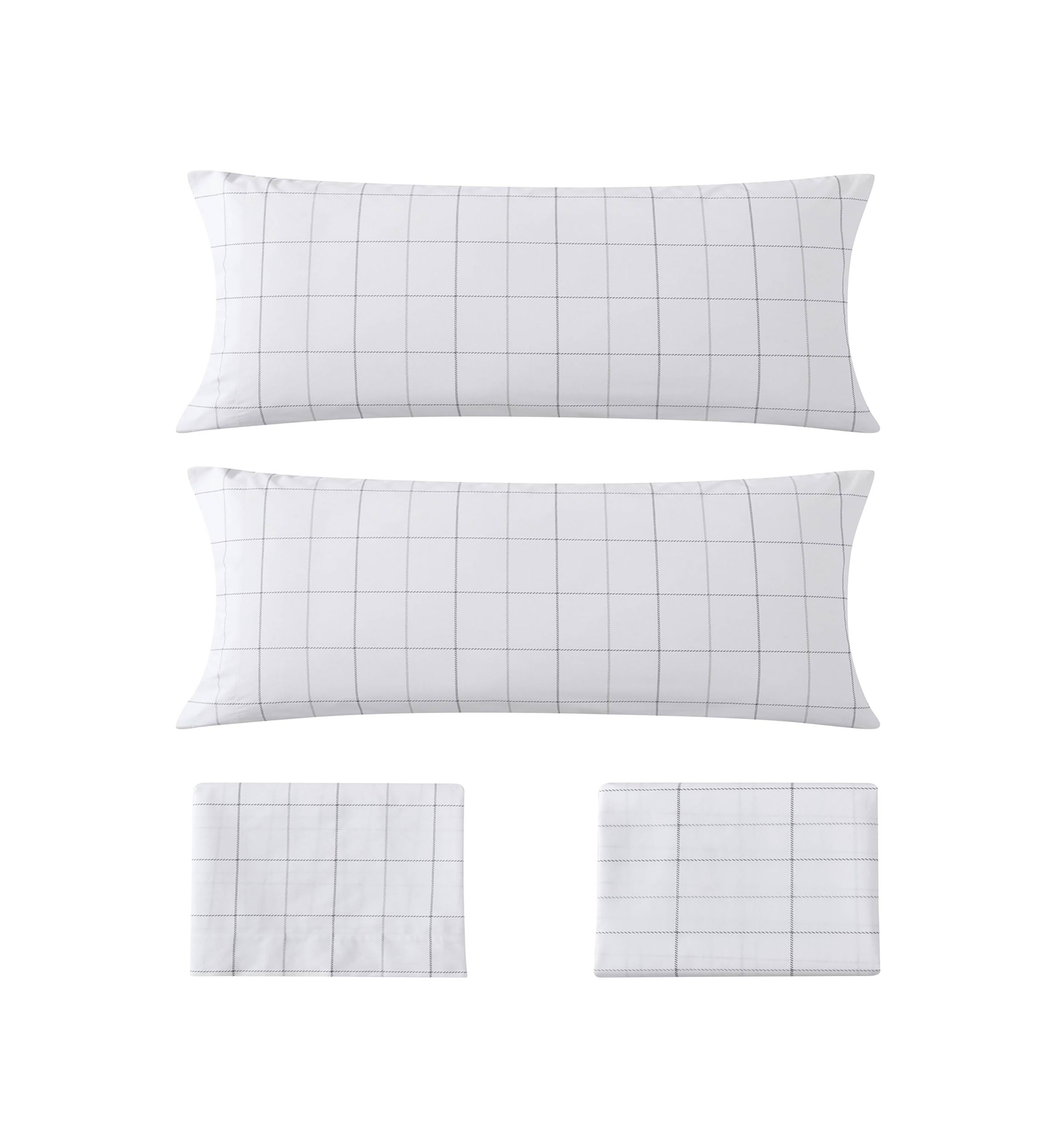Northern Plaid 4-Piece Percale Cotton Sheet Set