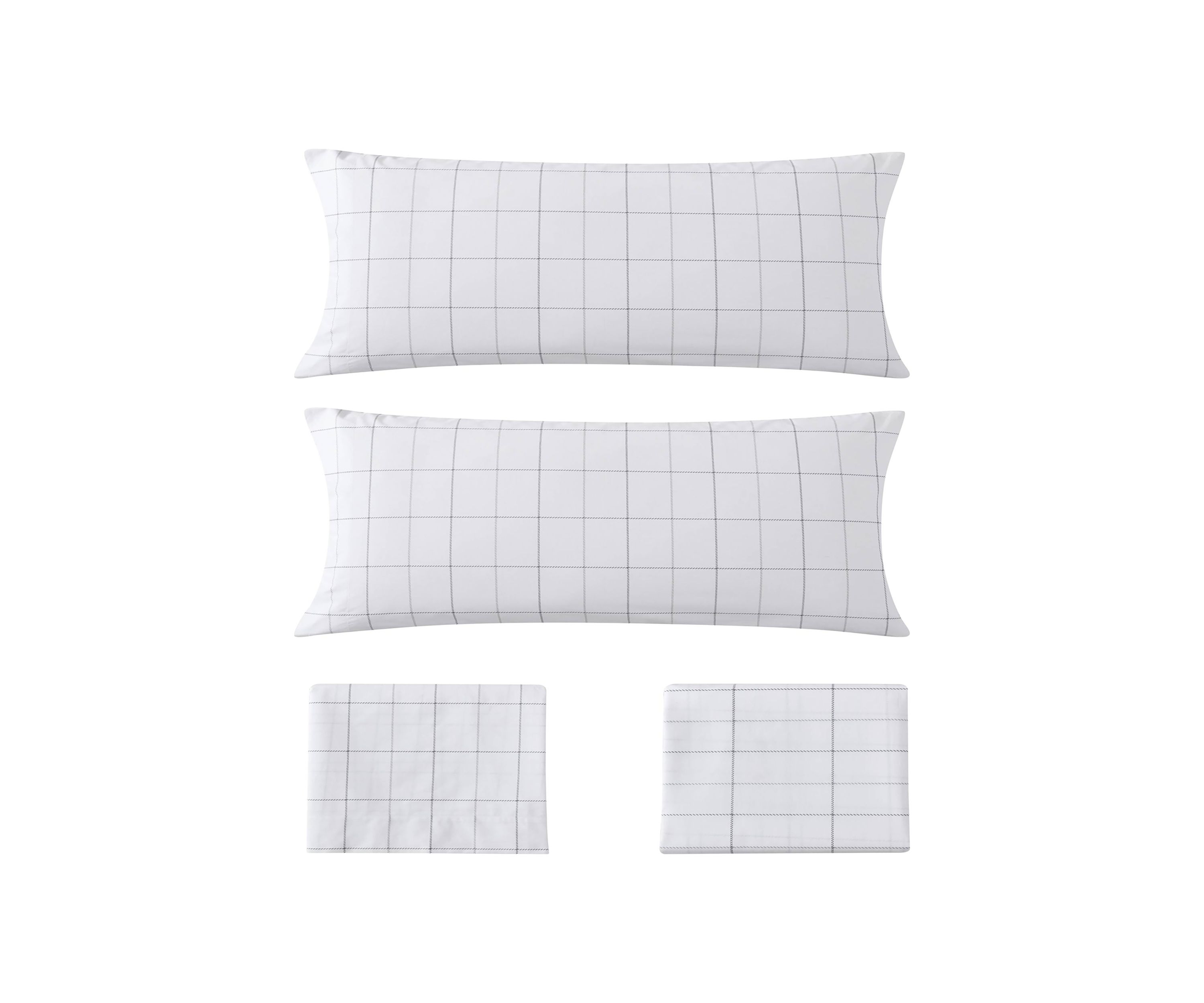 Northern Plaid 4-Piece Percale Cotton Sheet Set