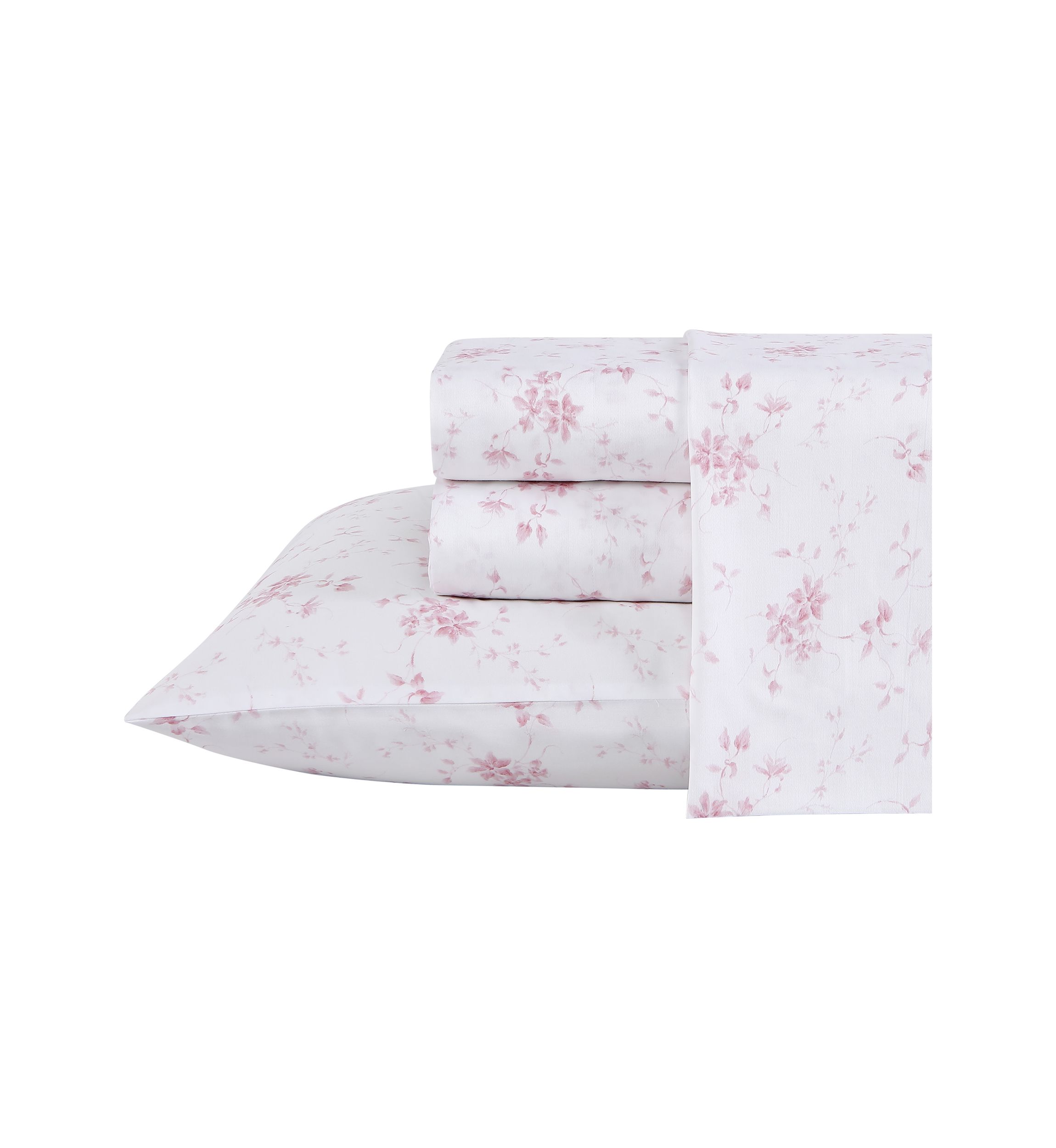 Garden Muse 4-Piece Floral T300 Cotton Sheet Set