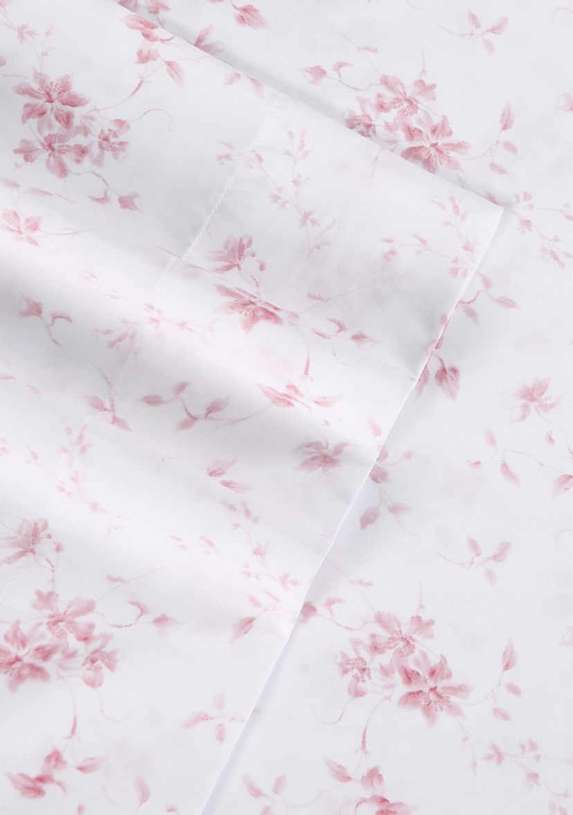 Garden Muse 4-Piece Floral T300 Cotton Sheet Set