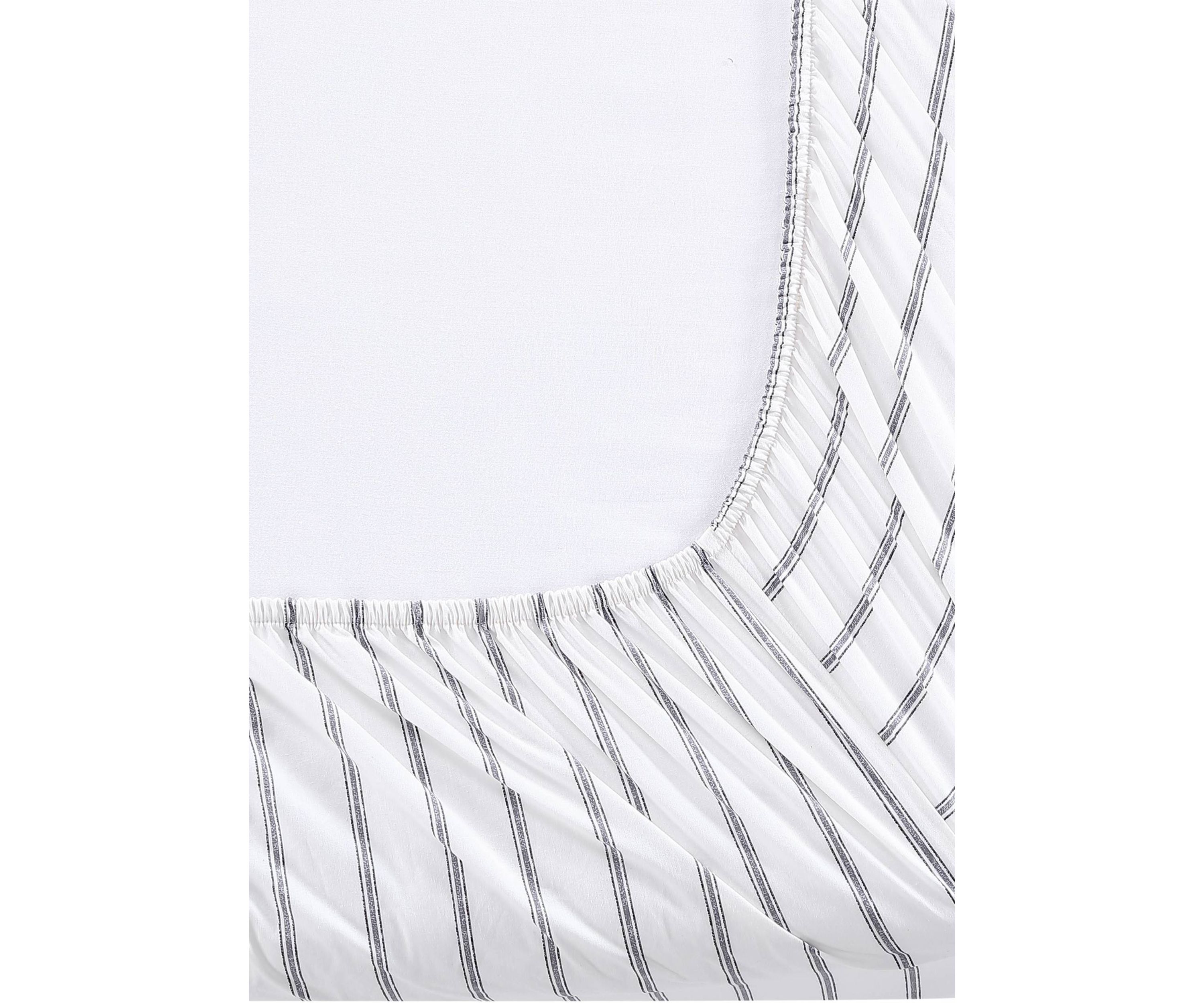 Trenton Stripe 4-Piece Cotton Sheet Set
