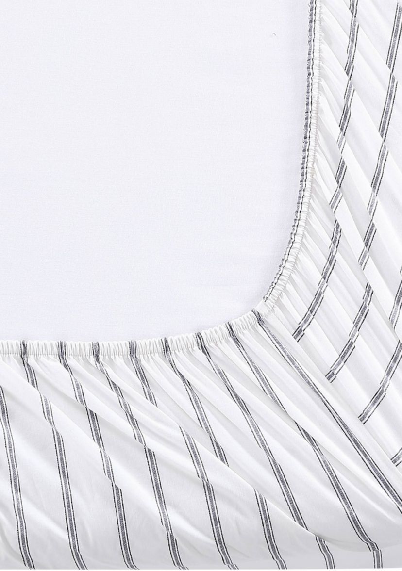 Trenton Stripe 4-Piece Cotton Sheet Set