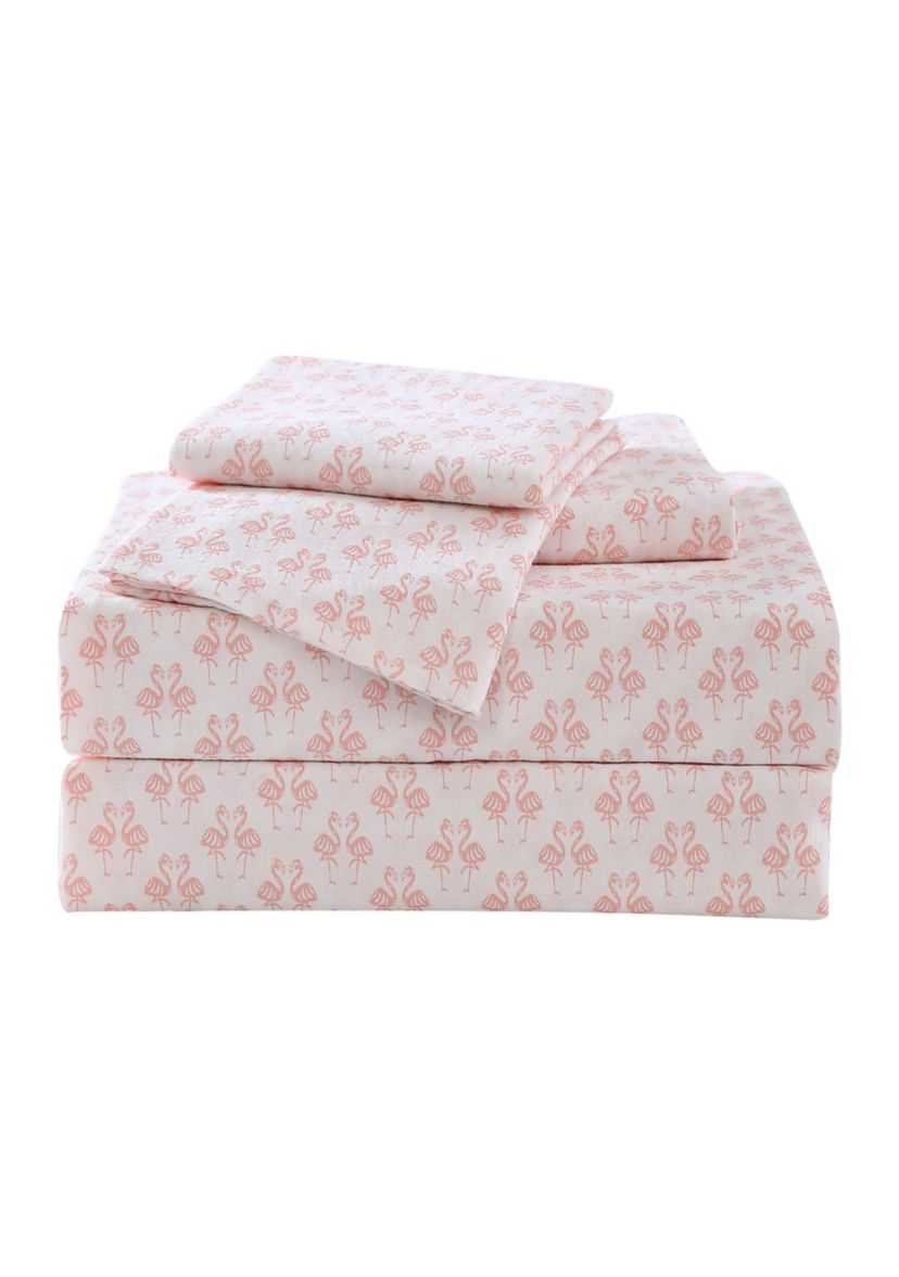 Flamingle Cotton Sheet Set