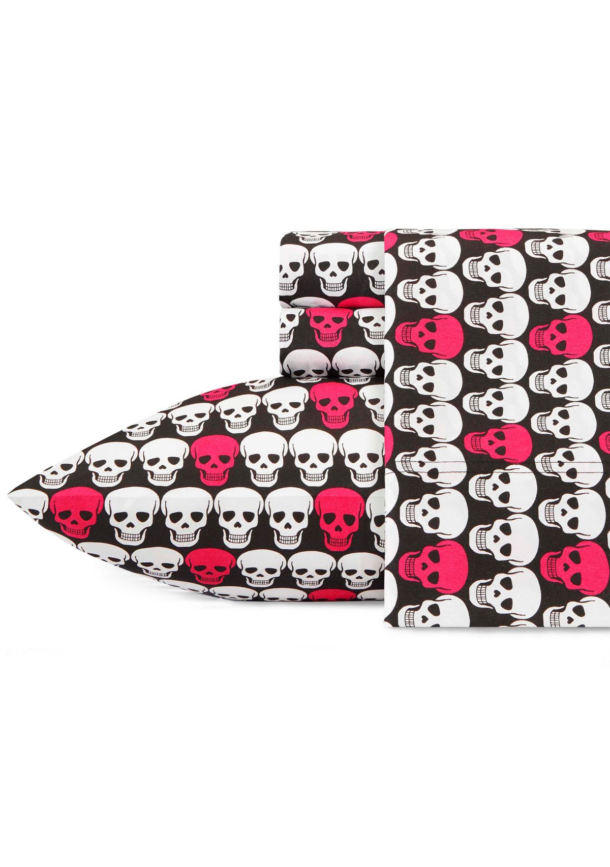 Skulls 3-Piece Graphic Sheet Set
